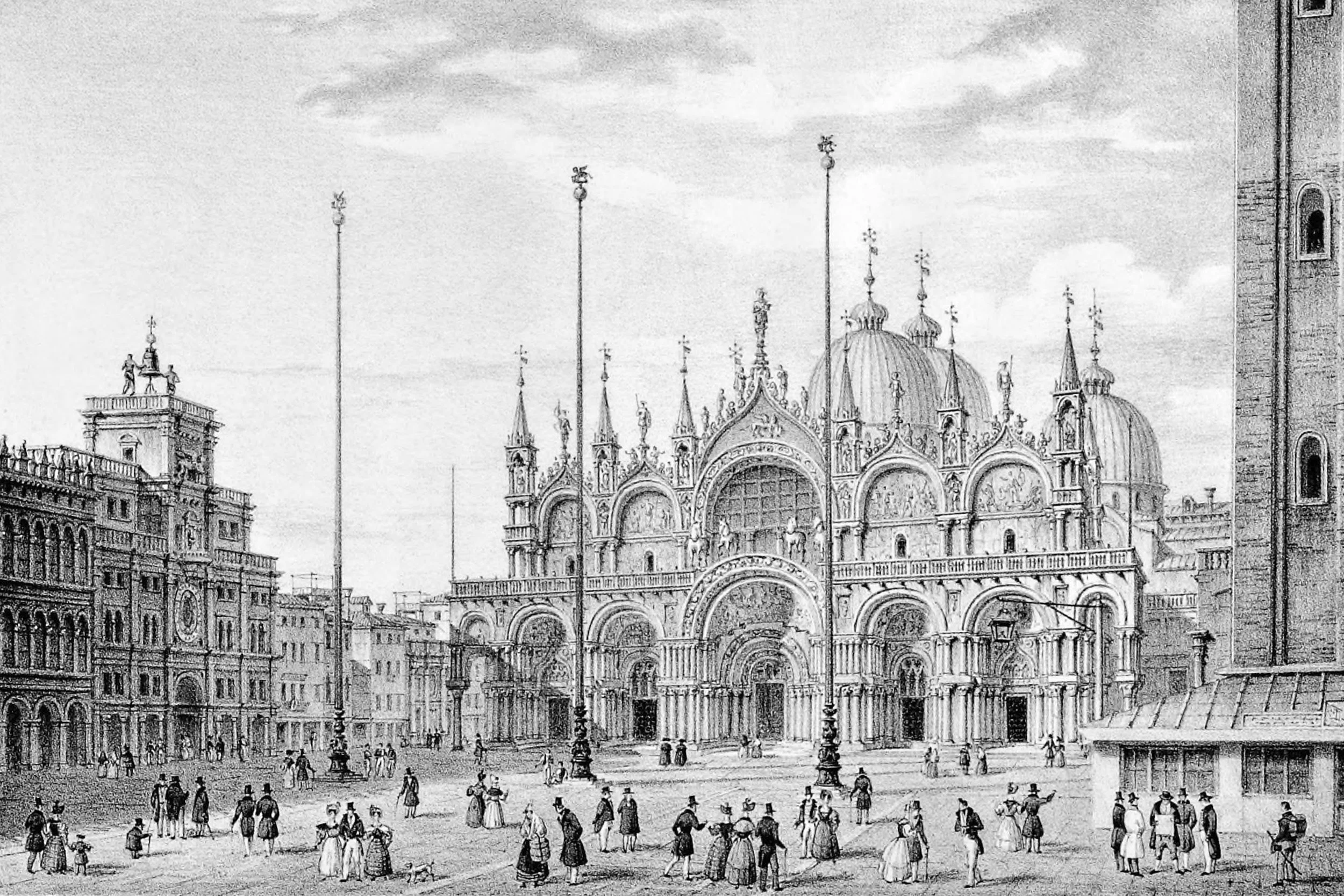 Classical Views and Monuments of Venice by Guiseppe Deye (1833)