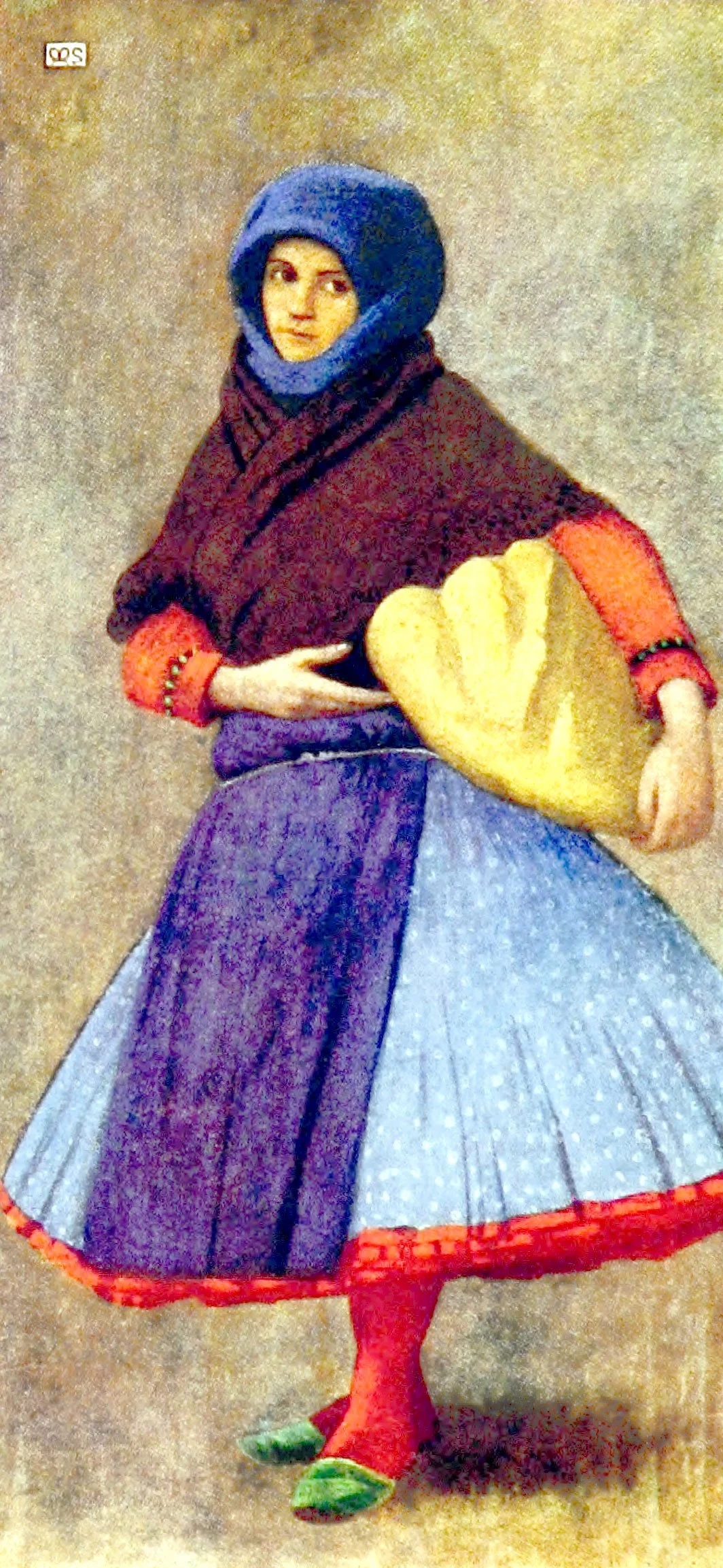 Woman's Work Day Costume in Kalocsa