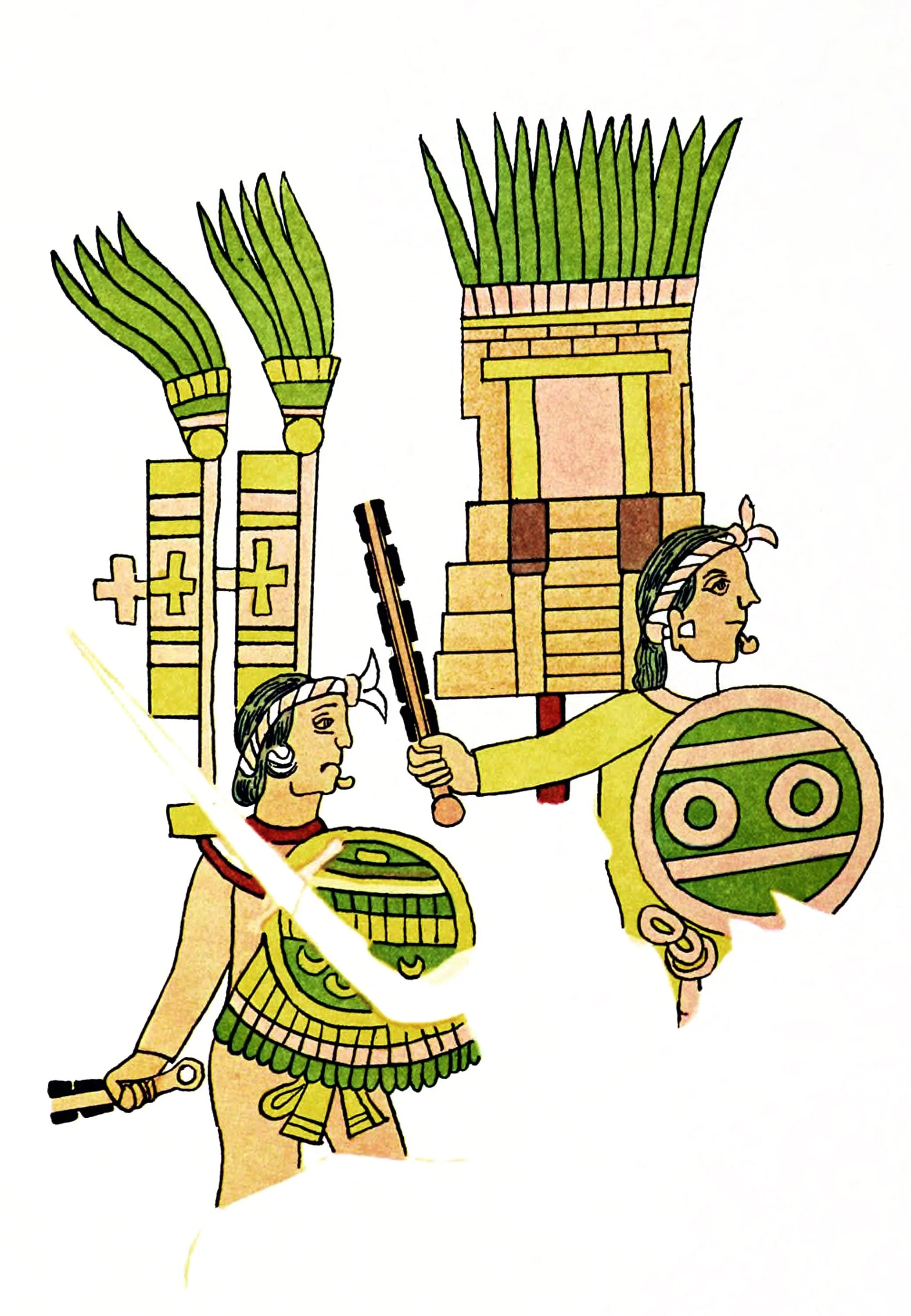 Costumes and insignia of the Tlaxacalan warriors 2