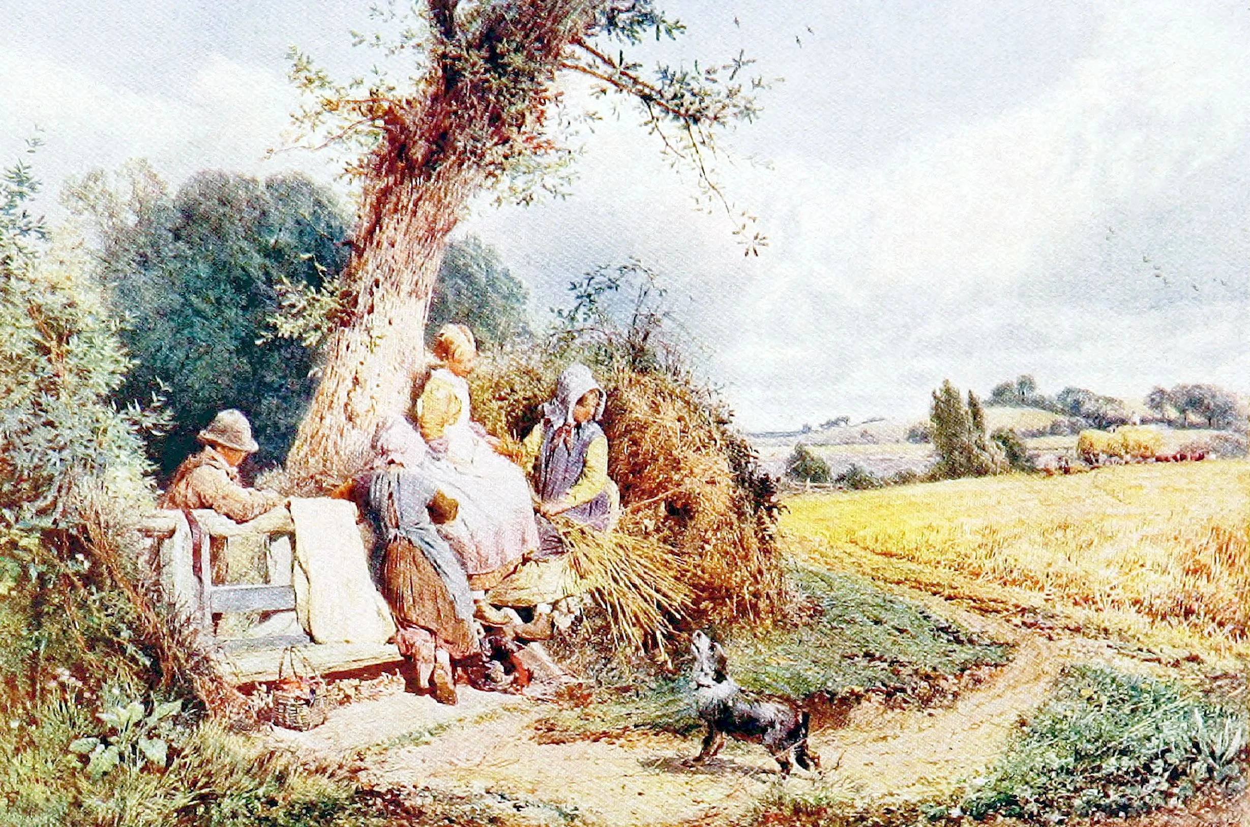 Young Gleaners Resting