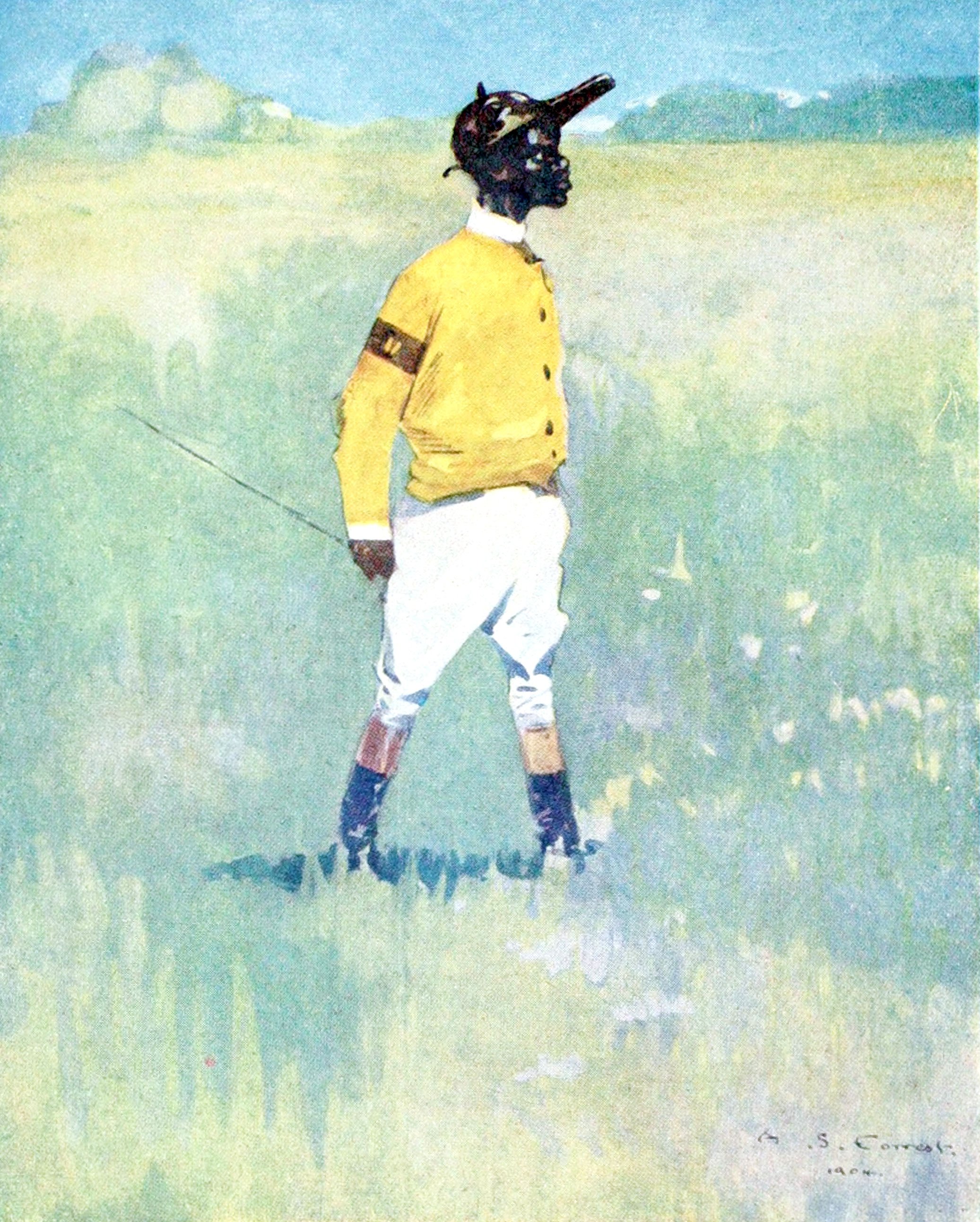 A Jockey at Cumberland Pen, Jamaica