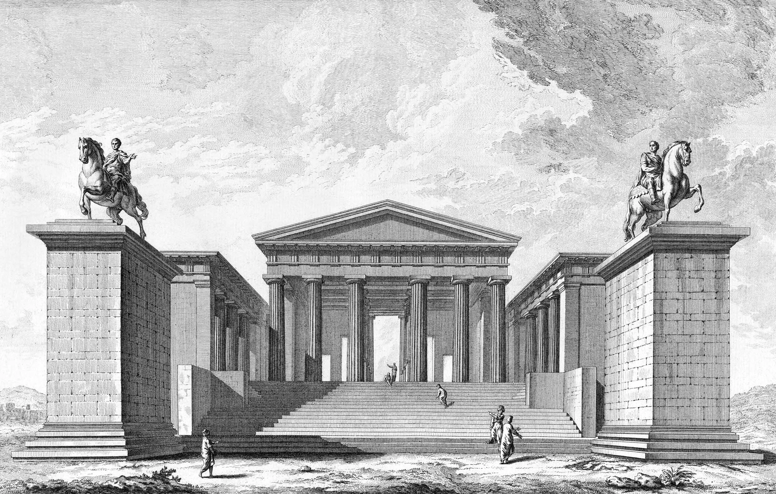 Greek Architecture in 1758 by David LeRoy