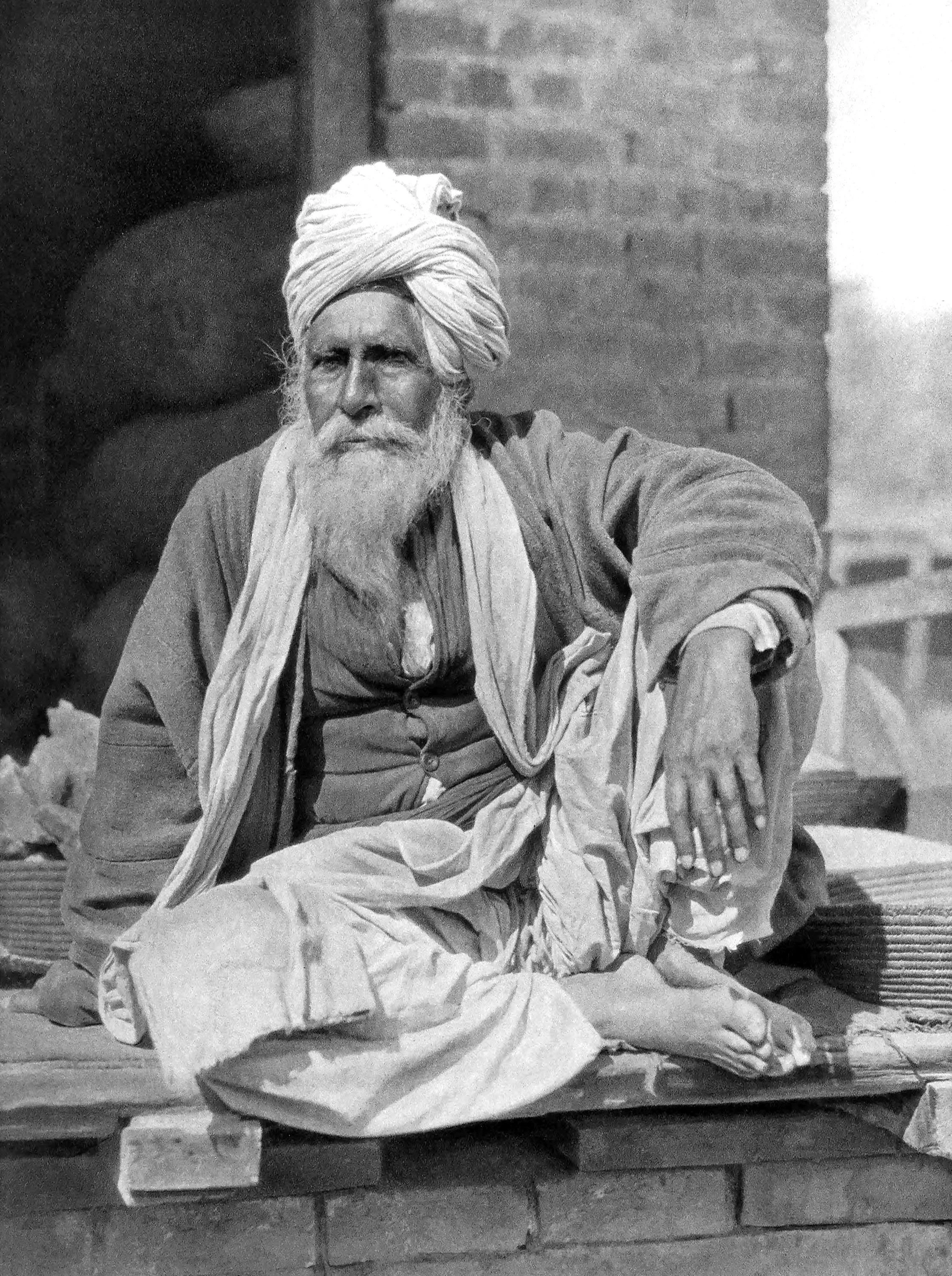 In the Peshawar Bazaar, Old Merchant