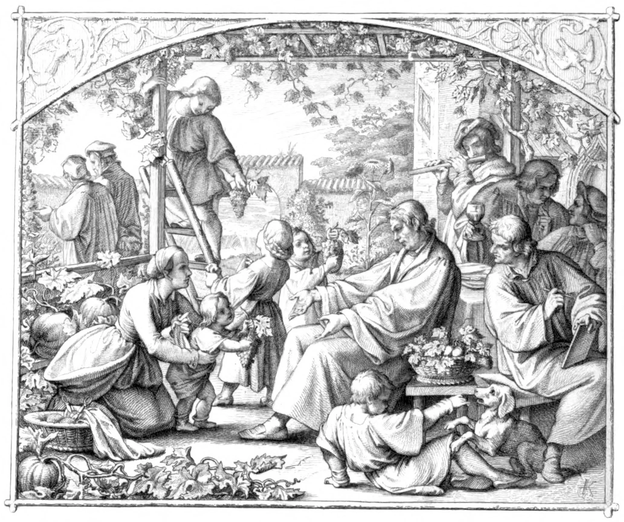 Luther's summer pleasures in the midst of his family