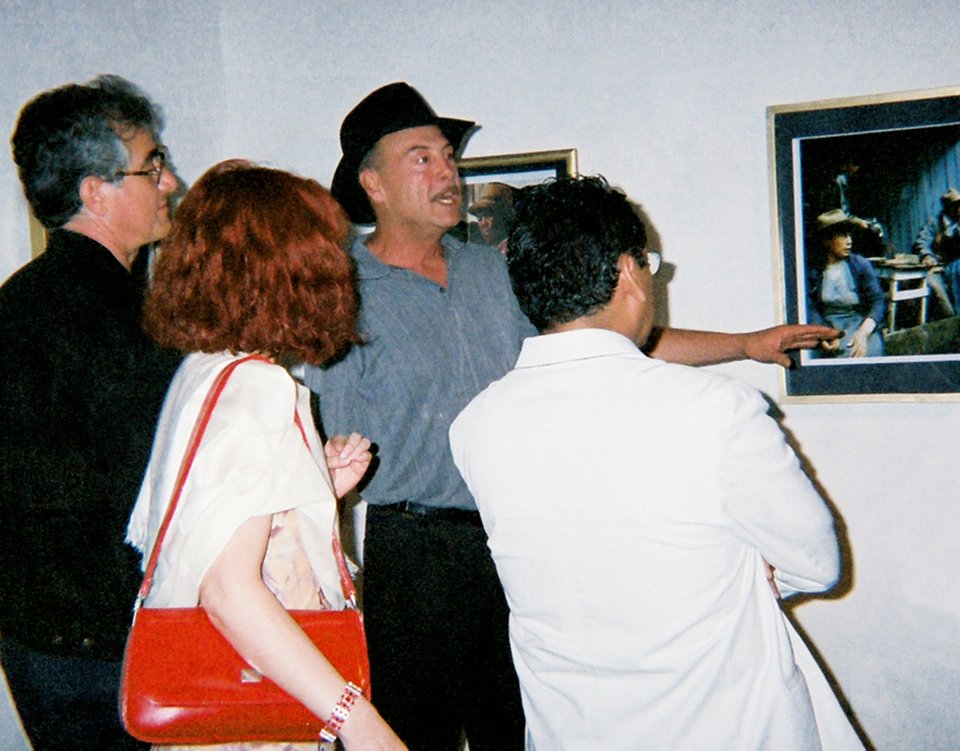 UNAM Art Professors at Casa Borda Museum in Tasco Guerro, Mexico with Warren Michael Stokes