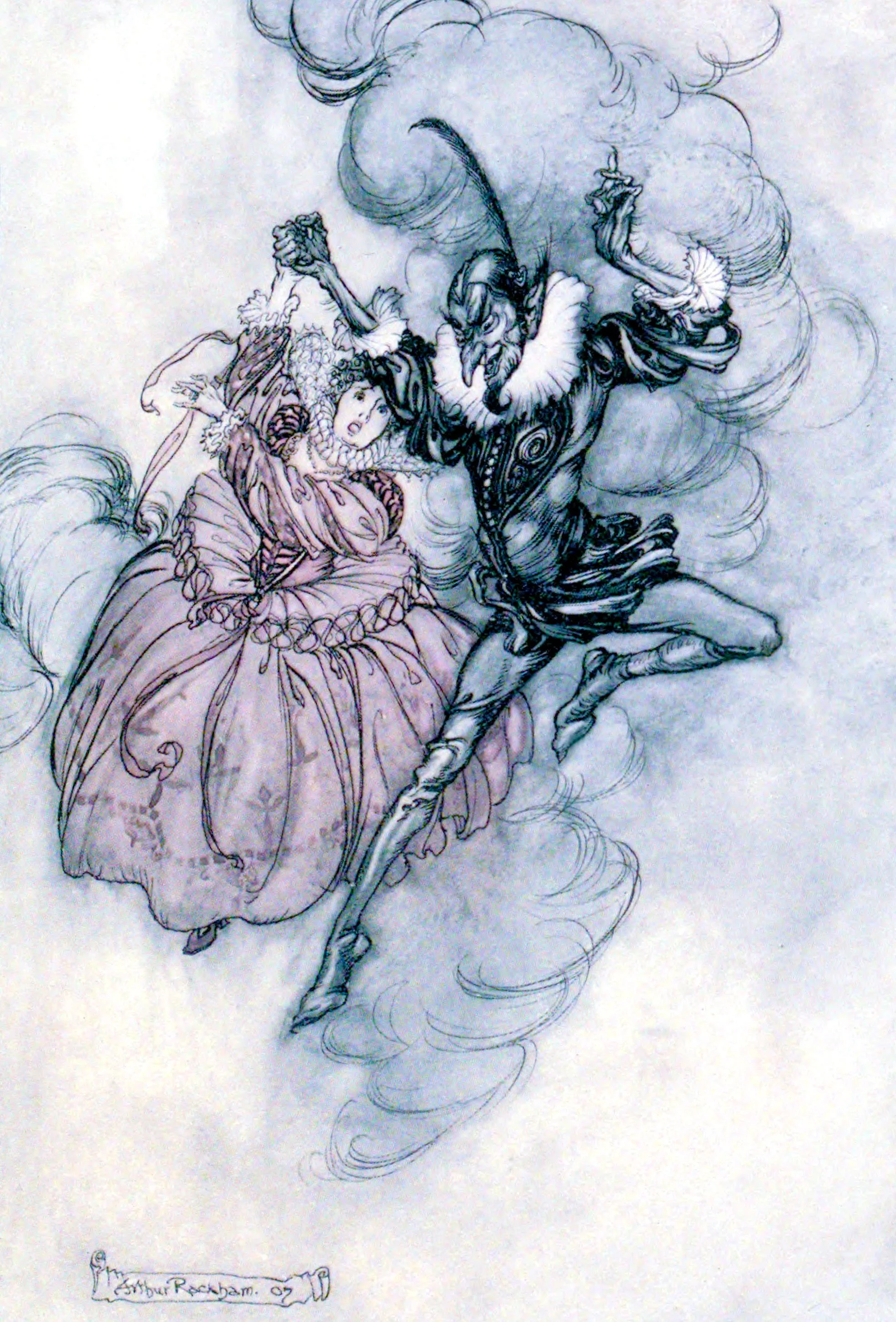 A grand pas de deux, performed in the very first style by these two