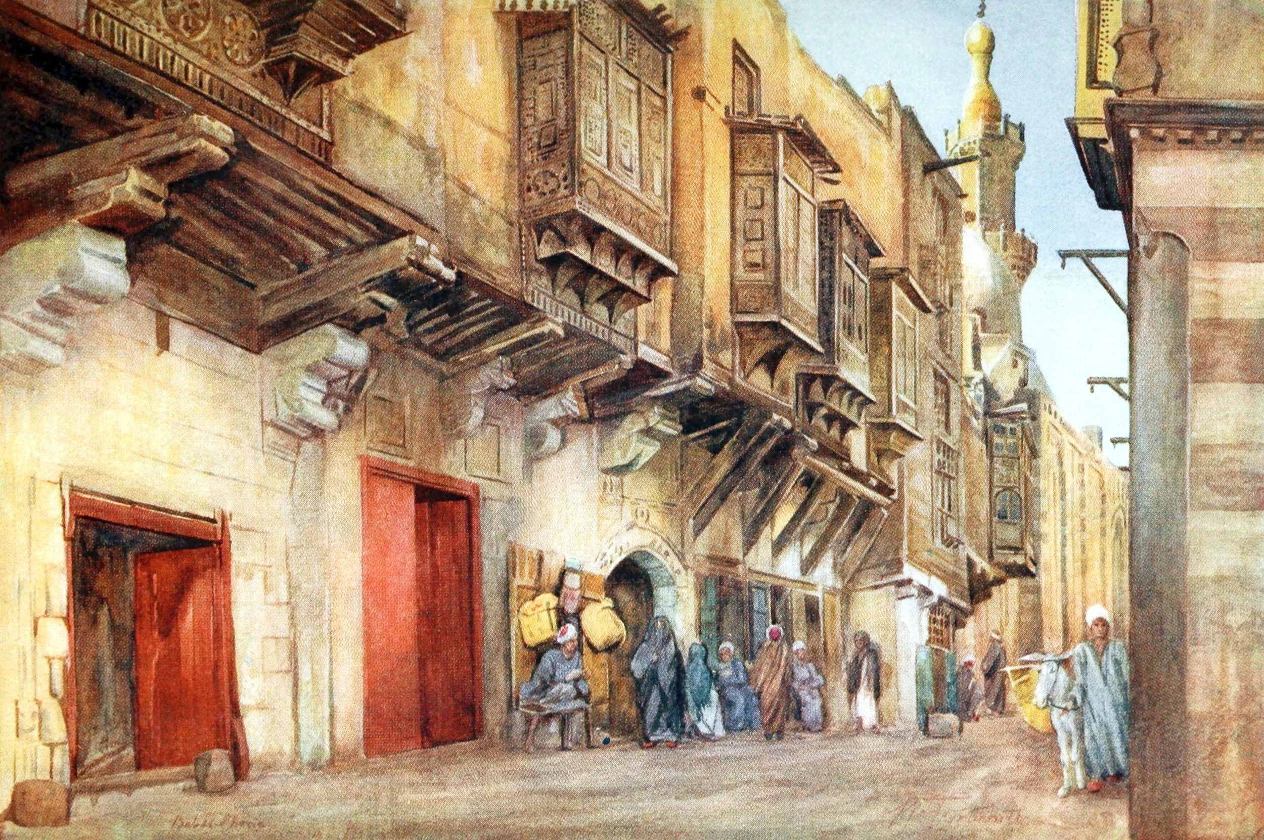 Street Scene, Bab-El-Sharia, Cairo