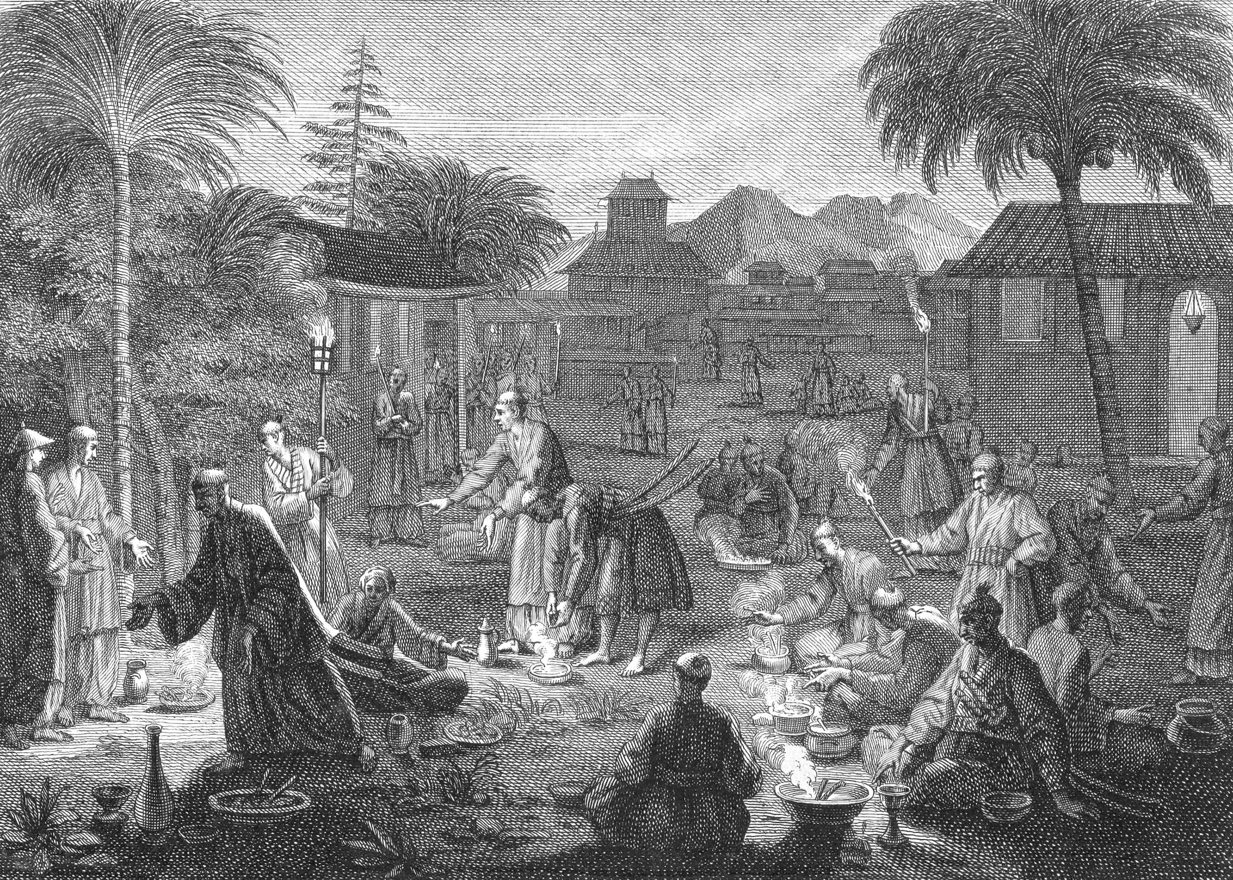 The Feast of Souls. Towards evening, the Japanese will receive them outside the city and offer them food