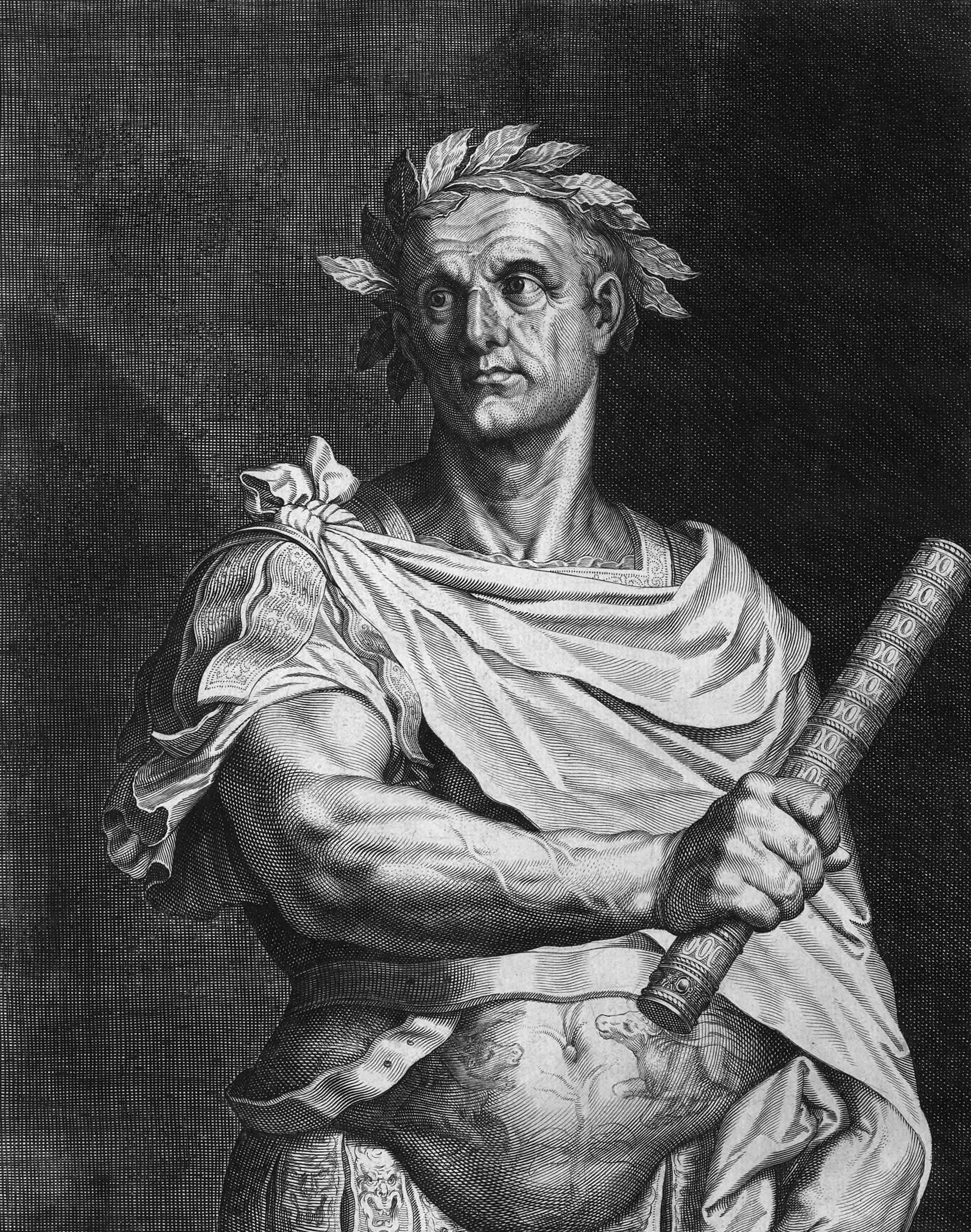 Caesar by Sadeler, Campi, Titian, and Sadler (1640)