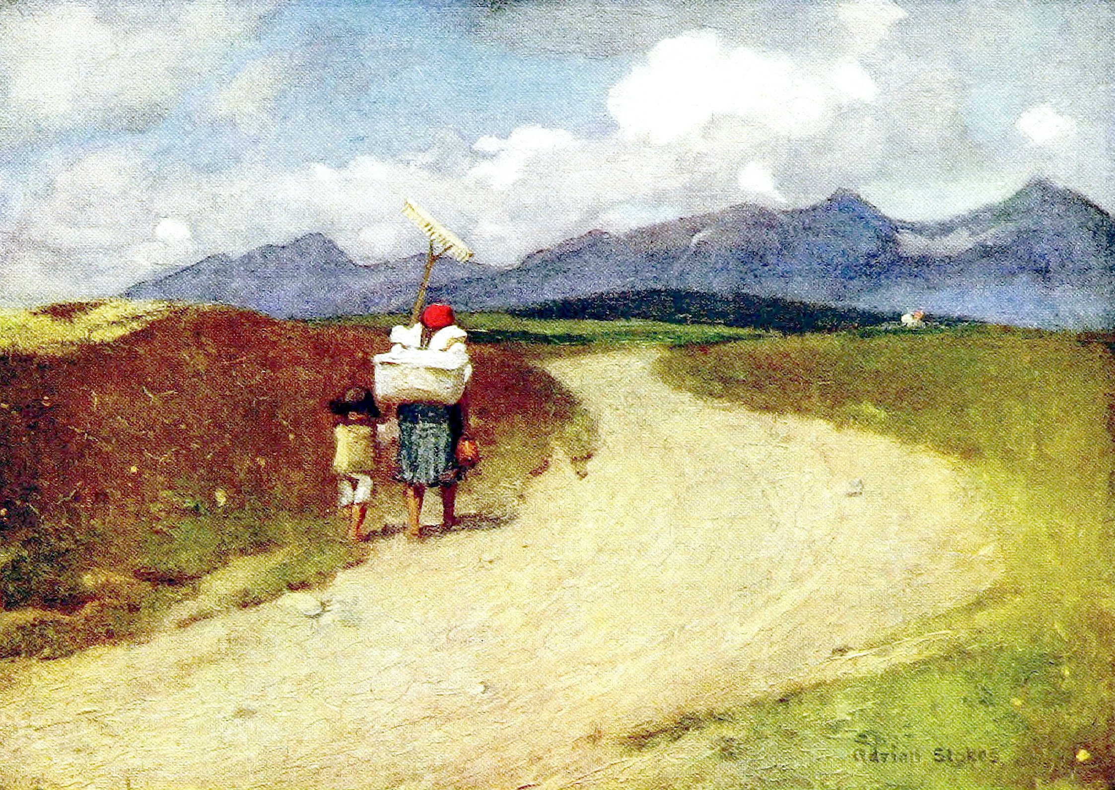 A Road in the Carpathians