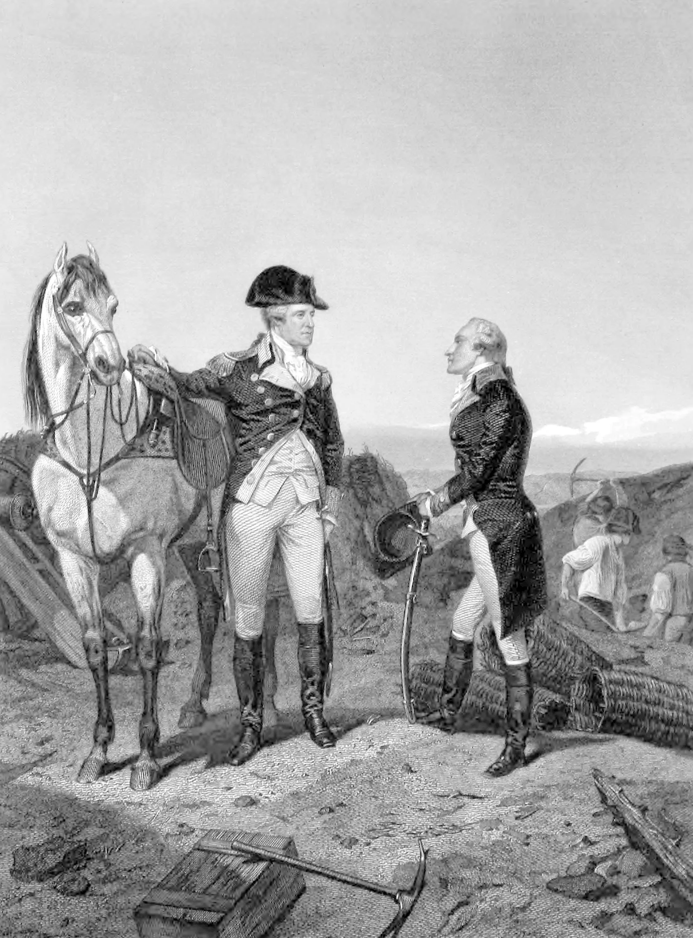 First Meeting of Washington and Hamilton