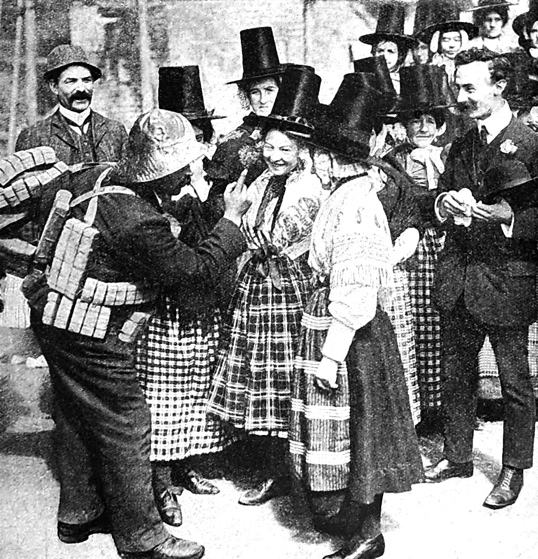 Native Dress and Humour to the Fore of Wales
