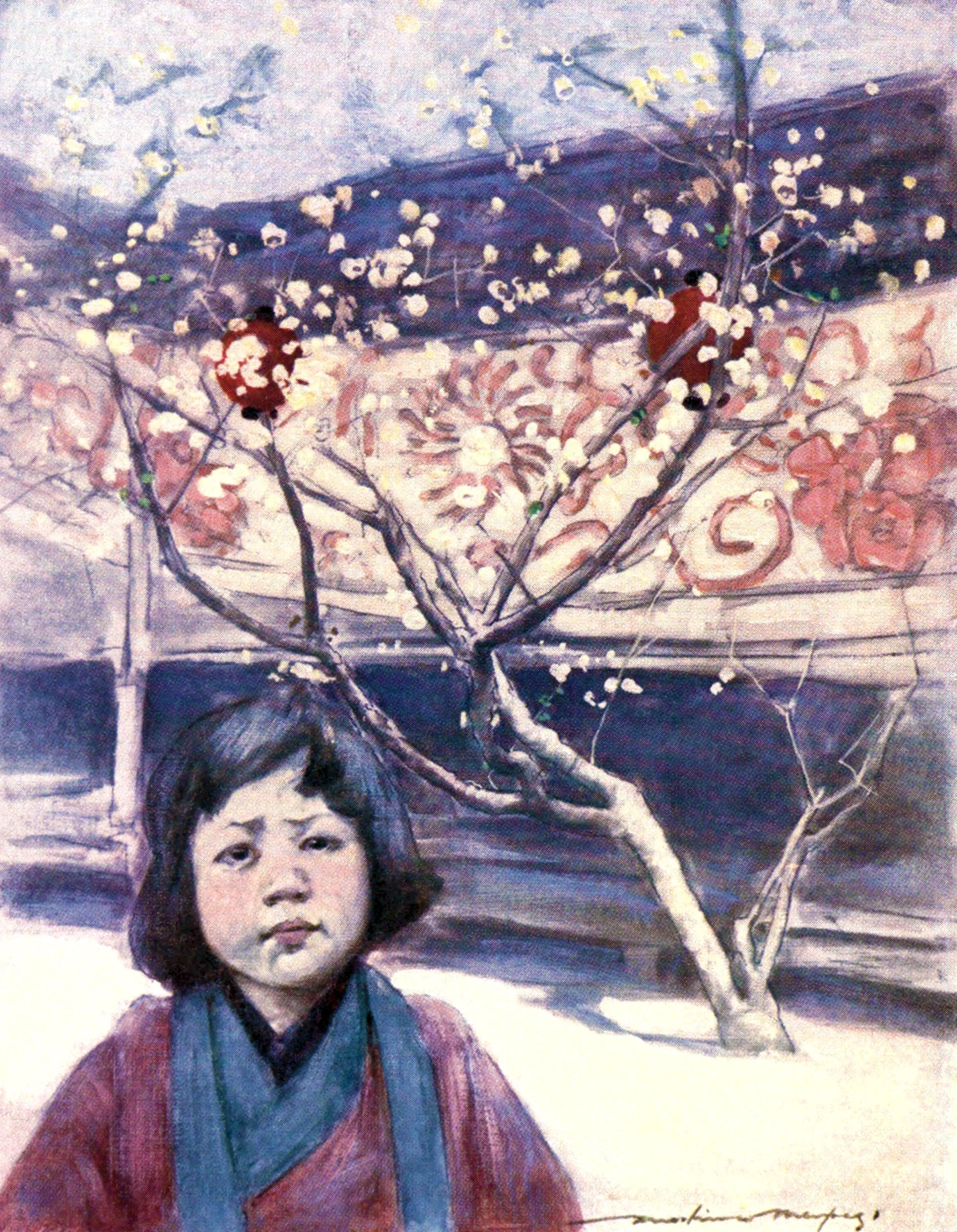 A Japanese in Plum Colour