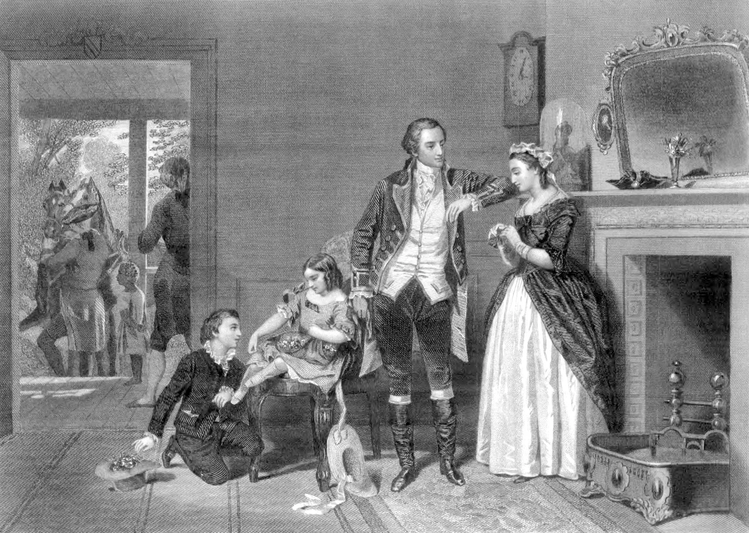 Washington's First Interview with Mrs. Custis afterwards Mrs. Washington