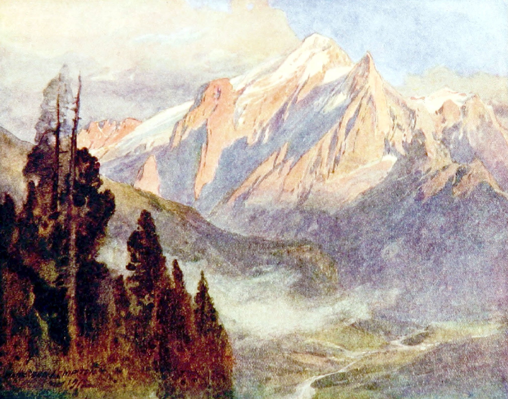 Marmolata above Canazfi