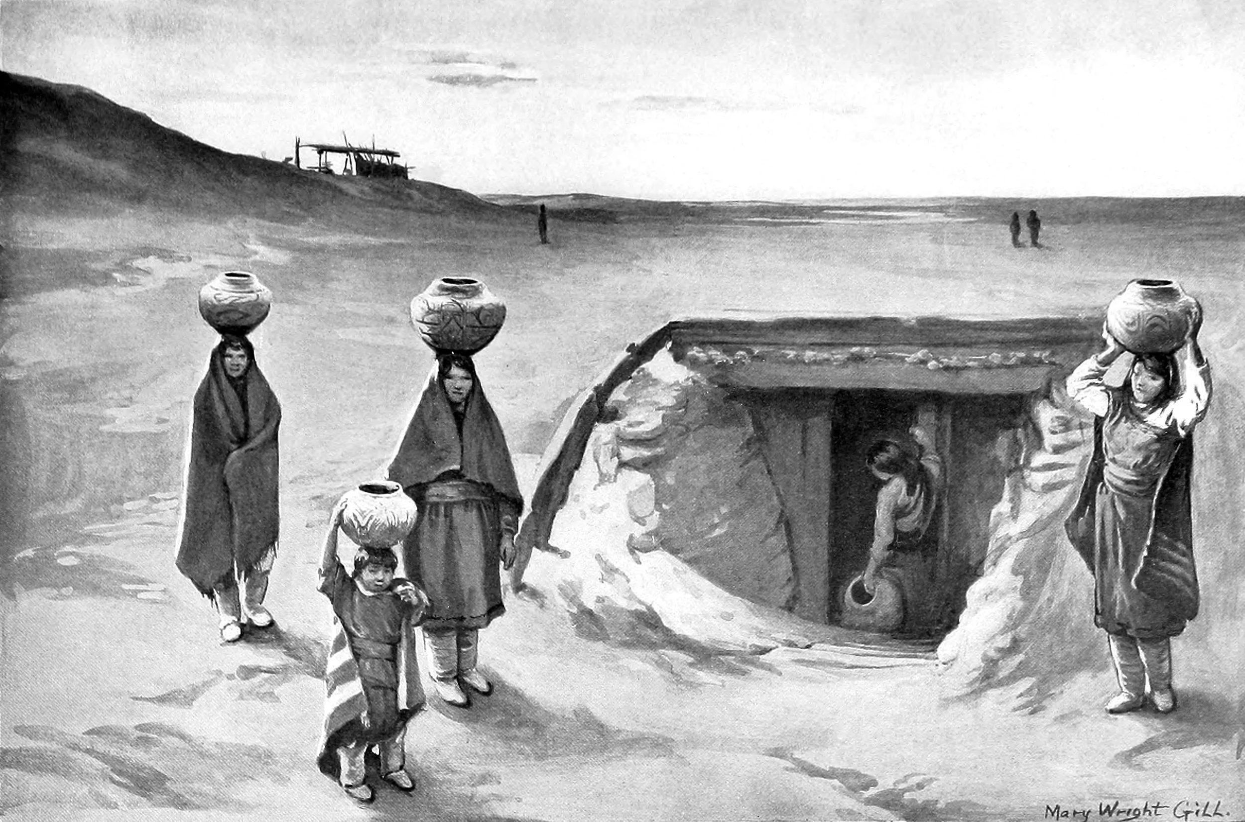 Maidens at the well