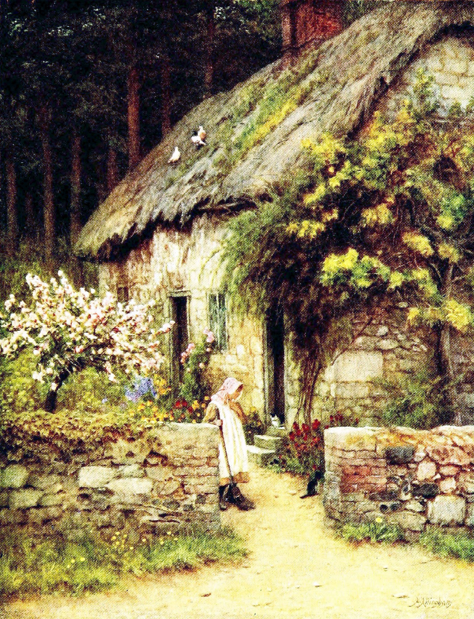 At a Cottage Door