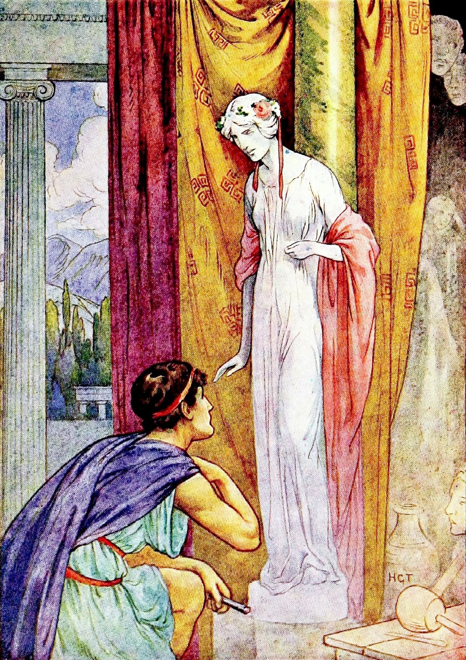 Life came into her beautiful face-and with life came immediate love