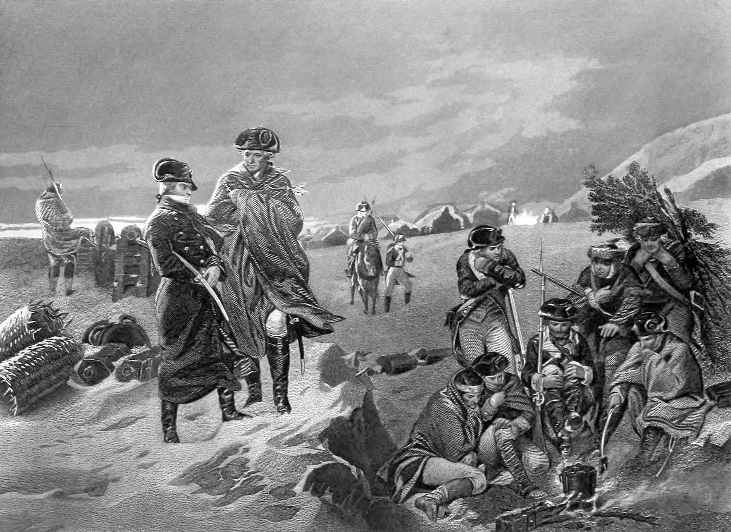 Valley Forge-Washinigton and Lafayette