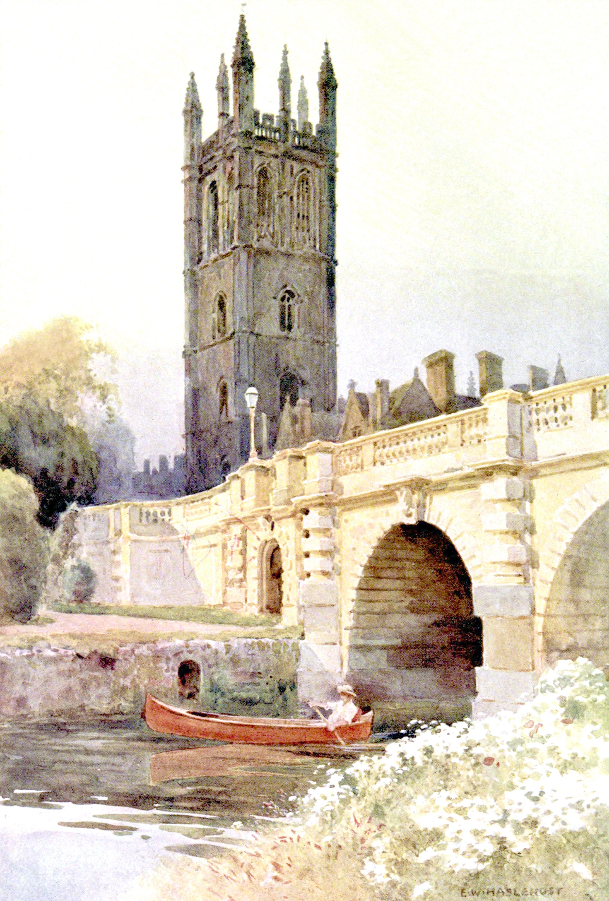 Magdalen Bridge and Tower, Oxford