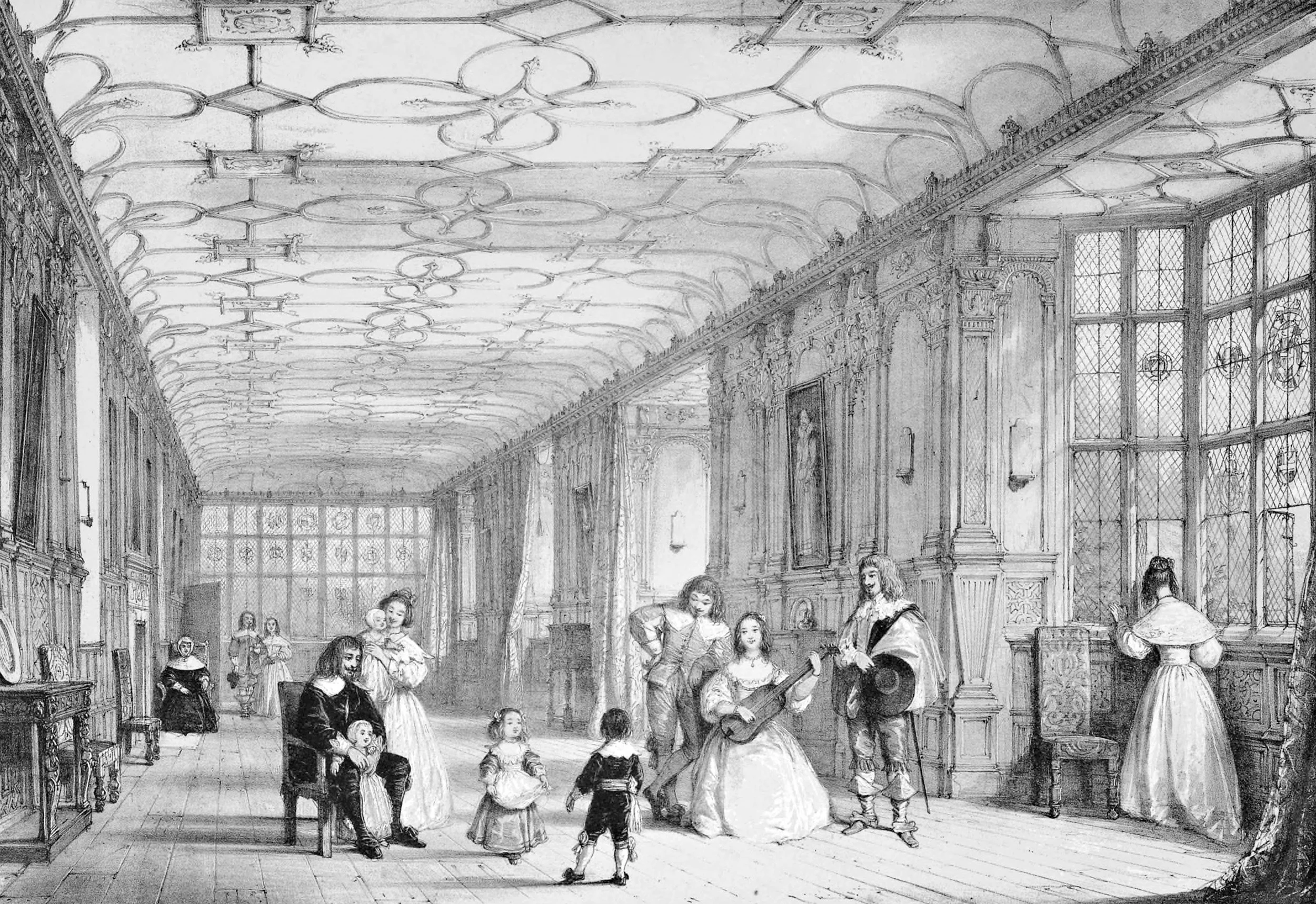 Long Gallery, Haddon Hall, Derbyshire
