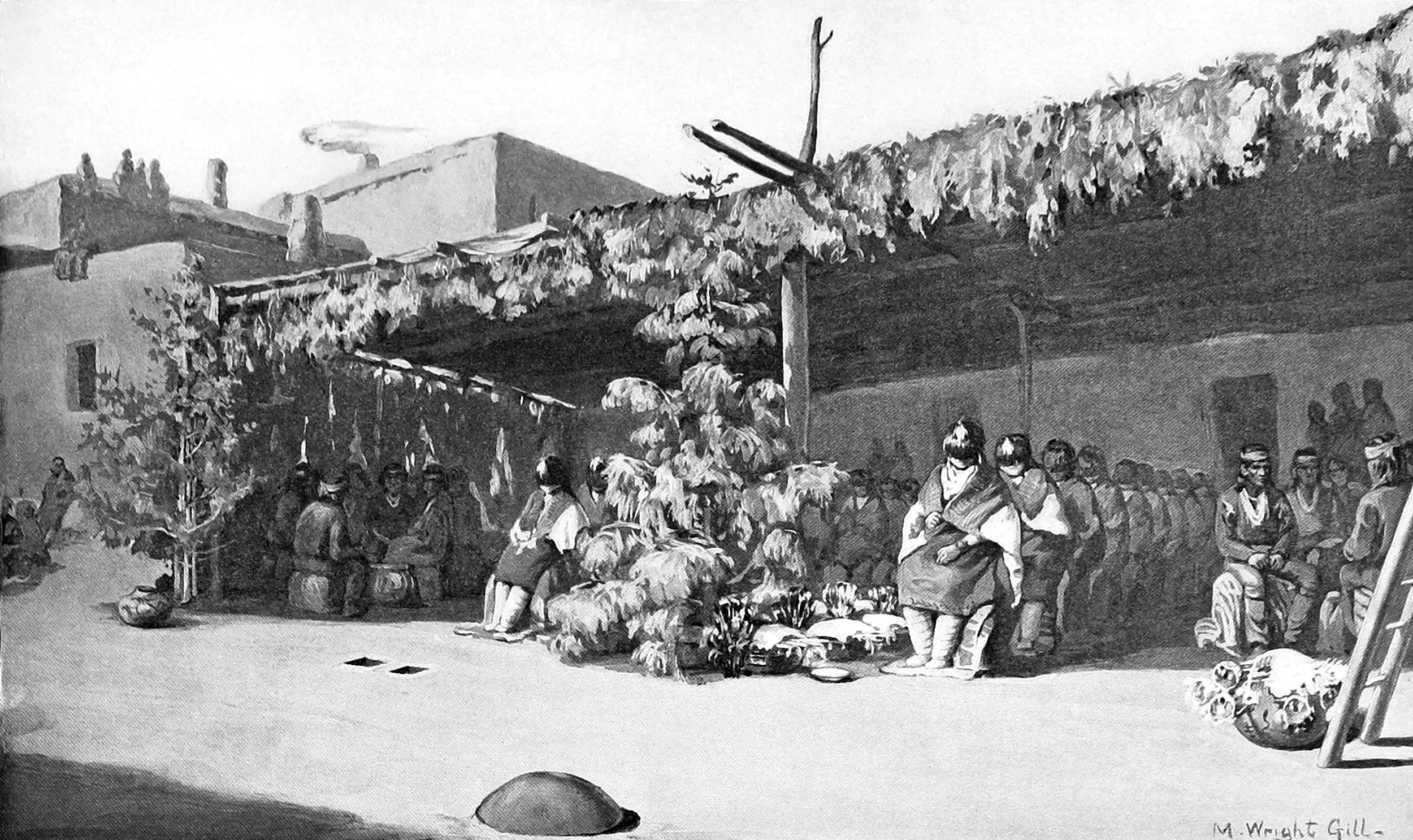 Pavilion of the Hla'Hewe, personators of the Corn Maidens