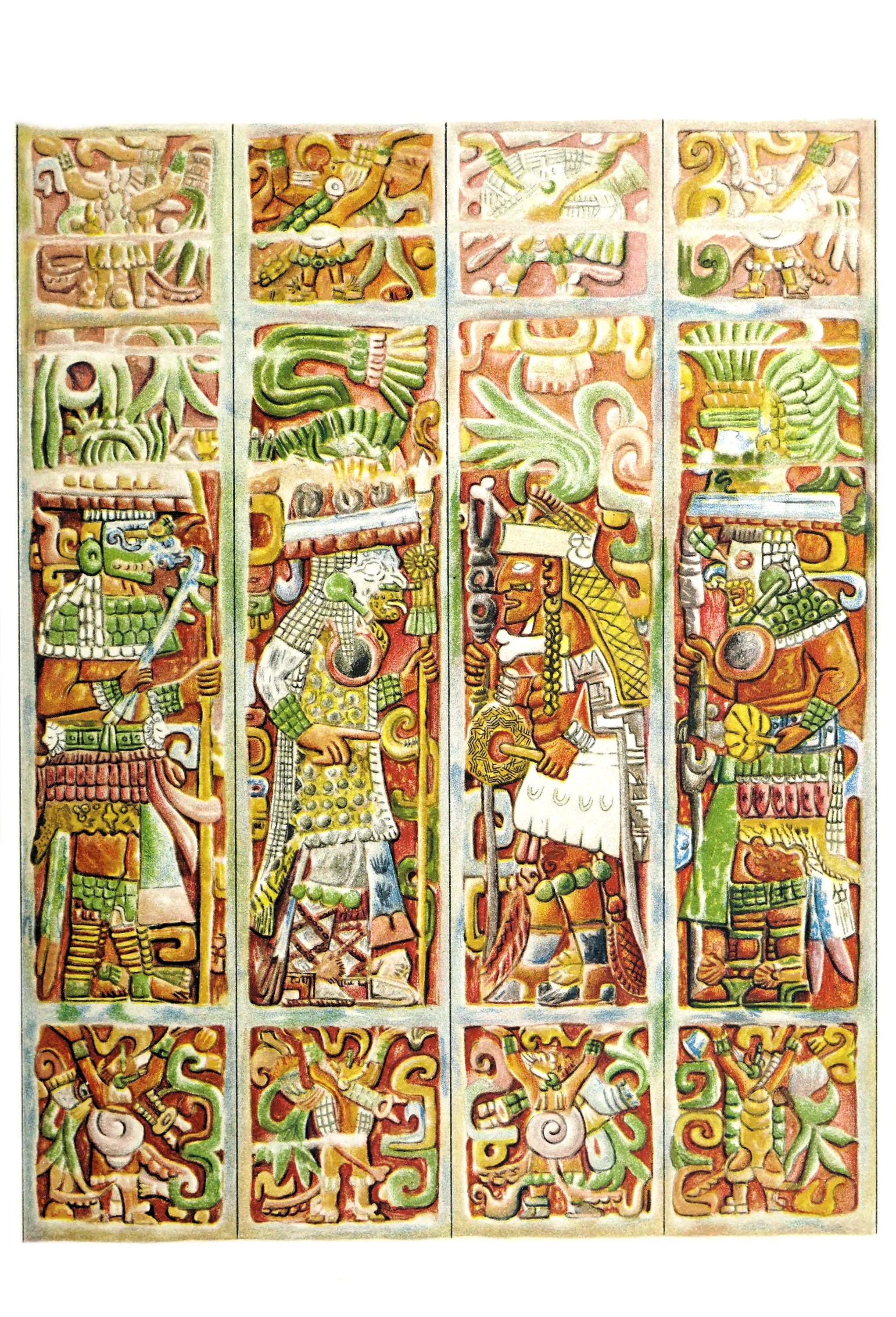 Plate 37 of the Temple of the Chac Mool