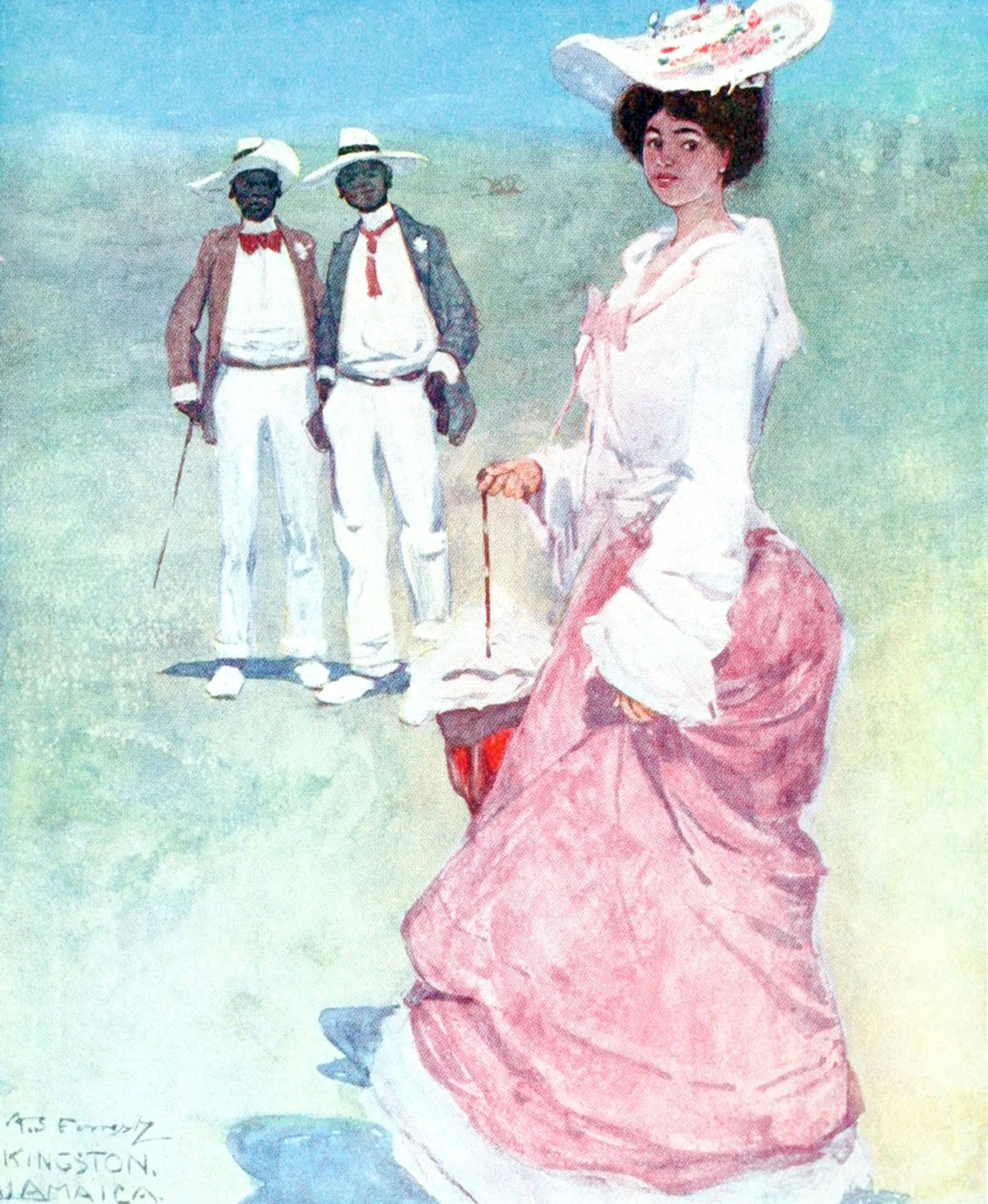 Lady on a Race-Course, Jamaica
