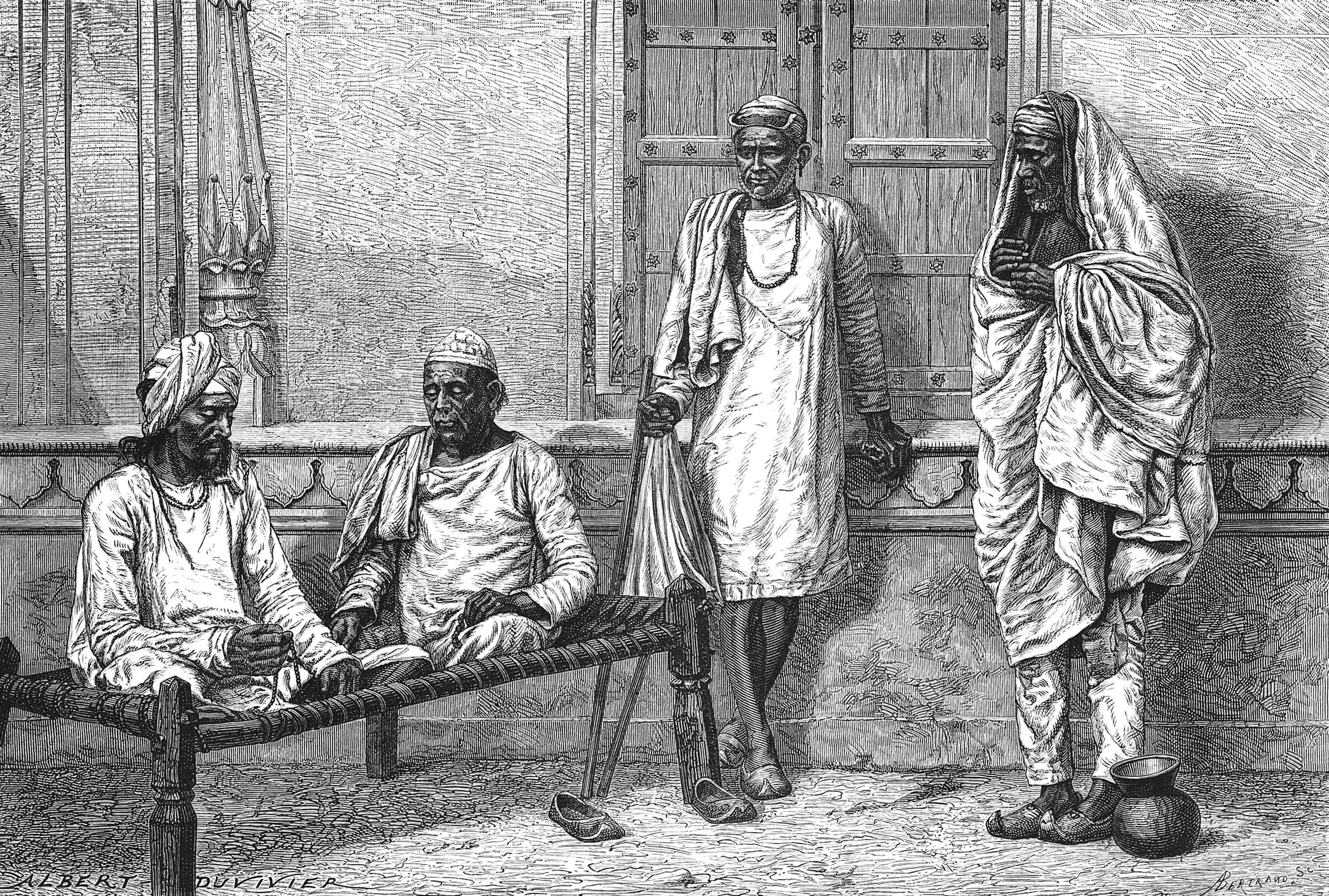 Religious Beggars, Benares