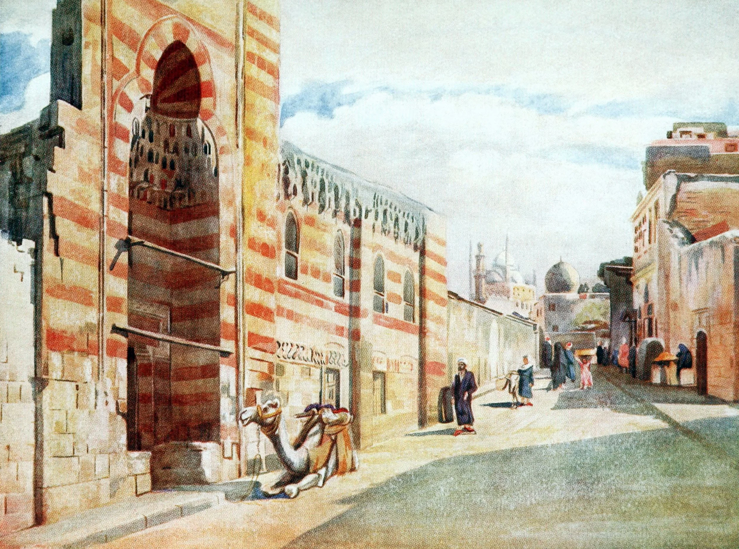 A Mosque in the Saida Zeinab Quarter, Cairo