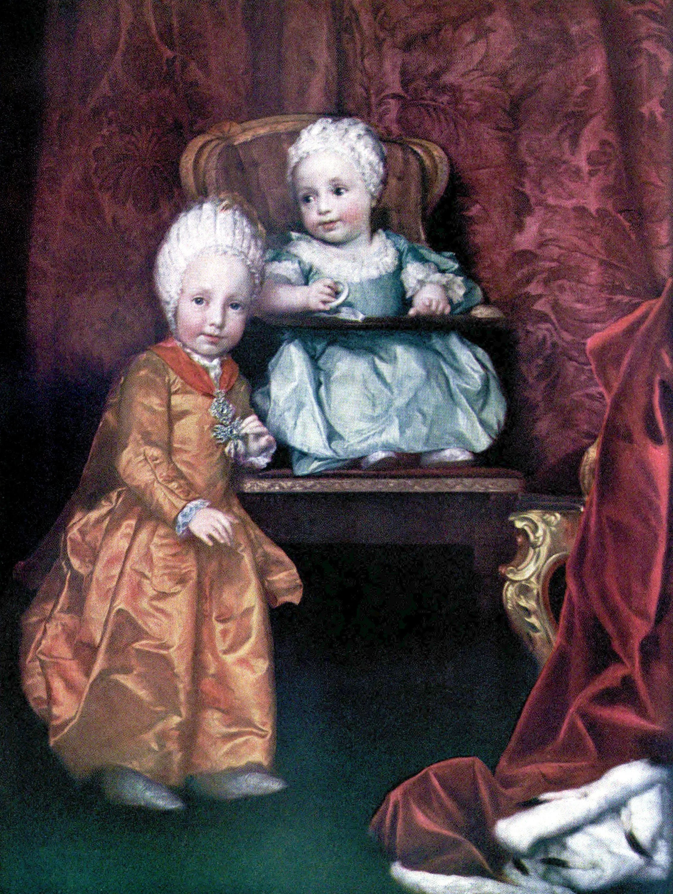 Two Young Princes by Mengs