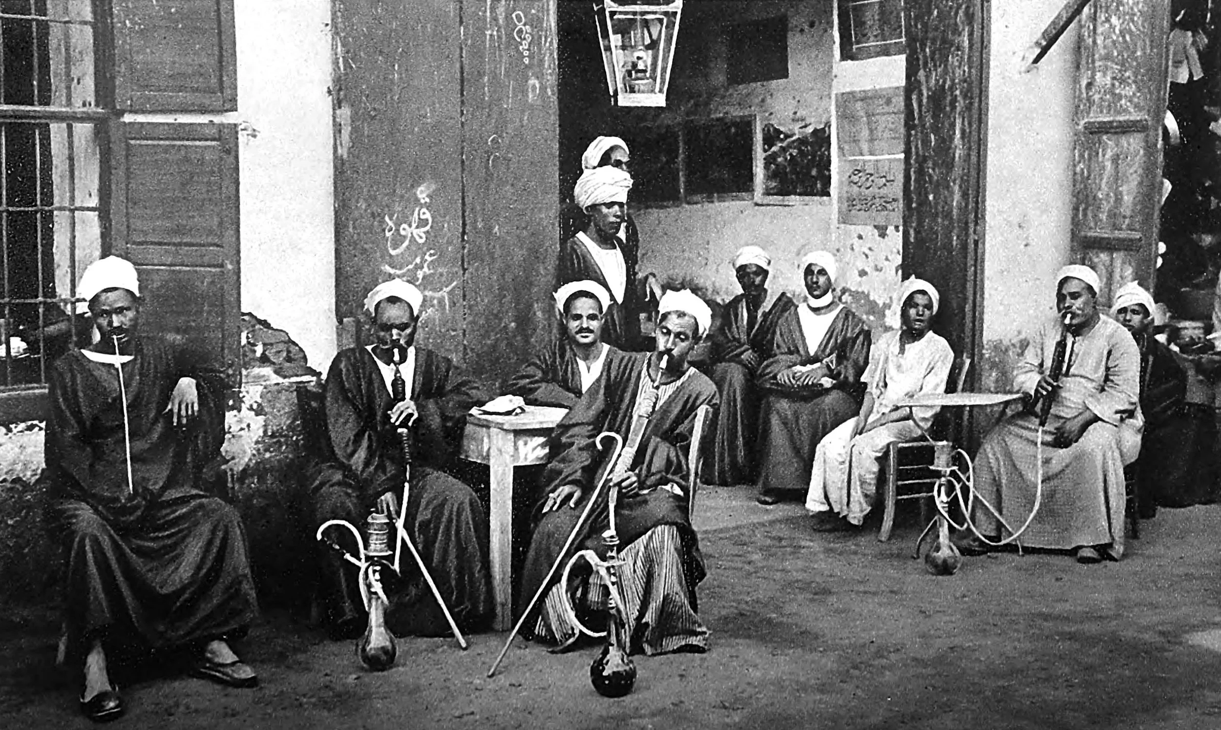 Arab Cafe in Esneh, south of Luxor