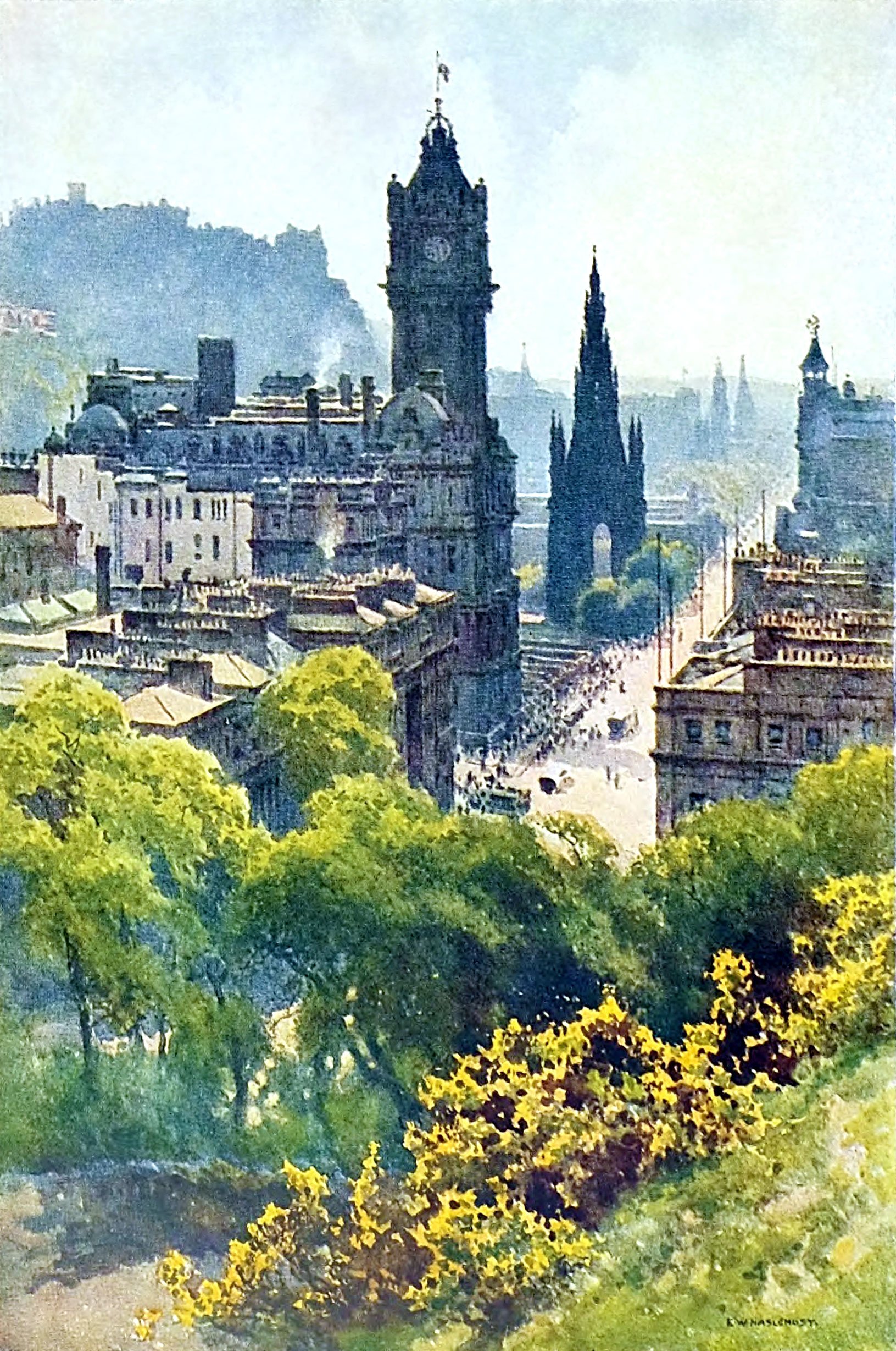 Princes Street from Calton Hill, Edinburgh