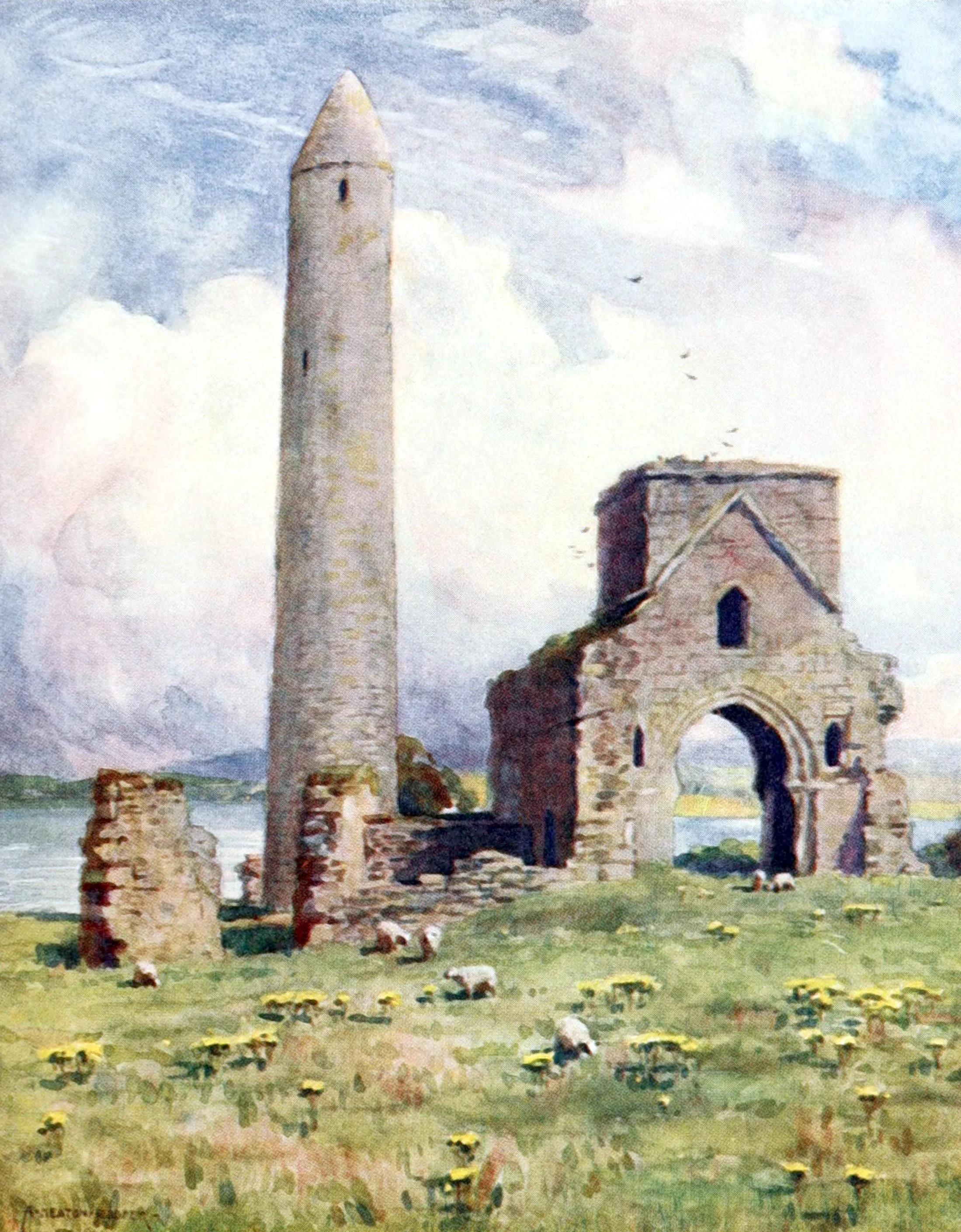 The Round Tower and Abbey, Devenish Isle