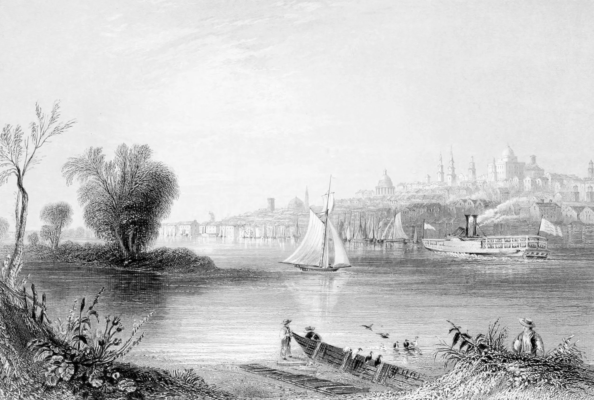 The Union before the Civil War (1840) by William Henry Barlett and Nathan Parker Willis