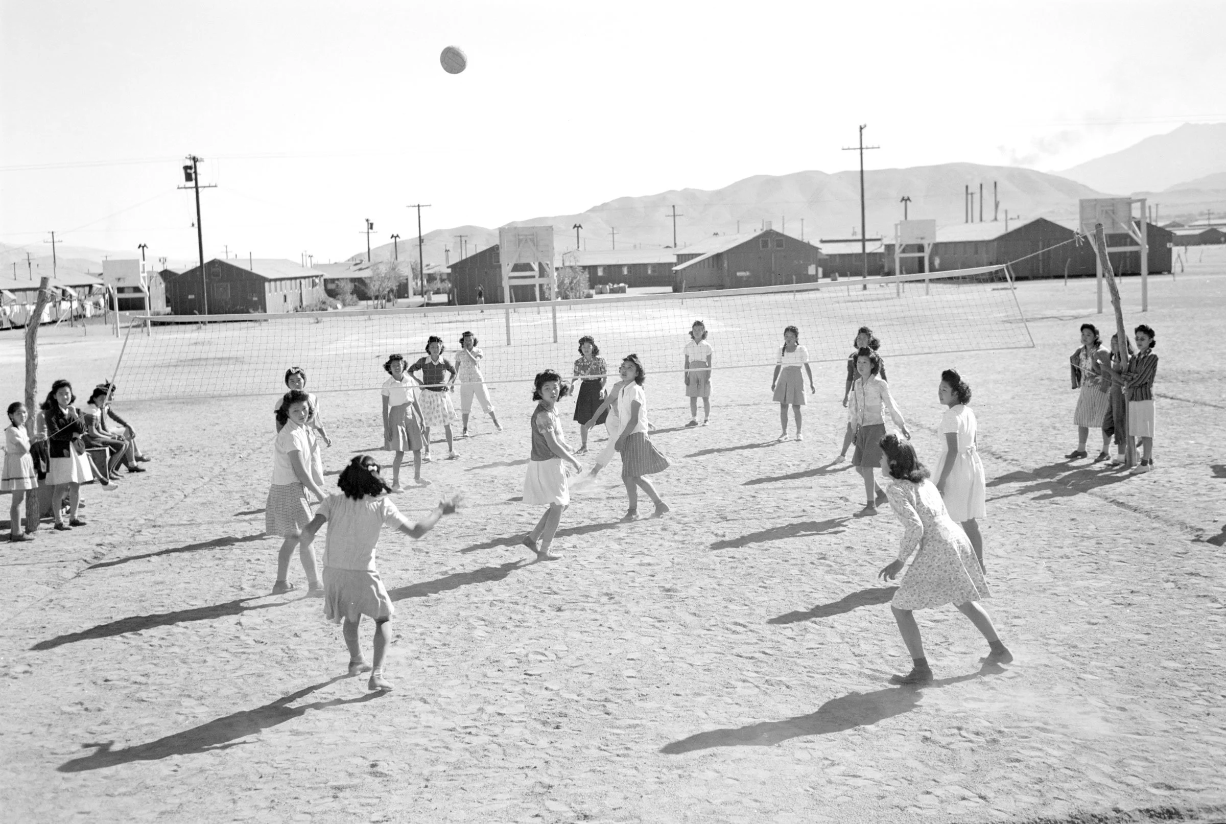 Volleyball, Manzanar Relocation Center, California