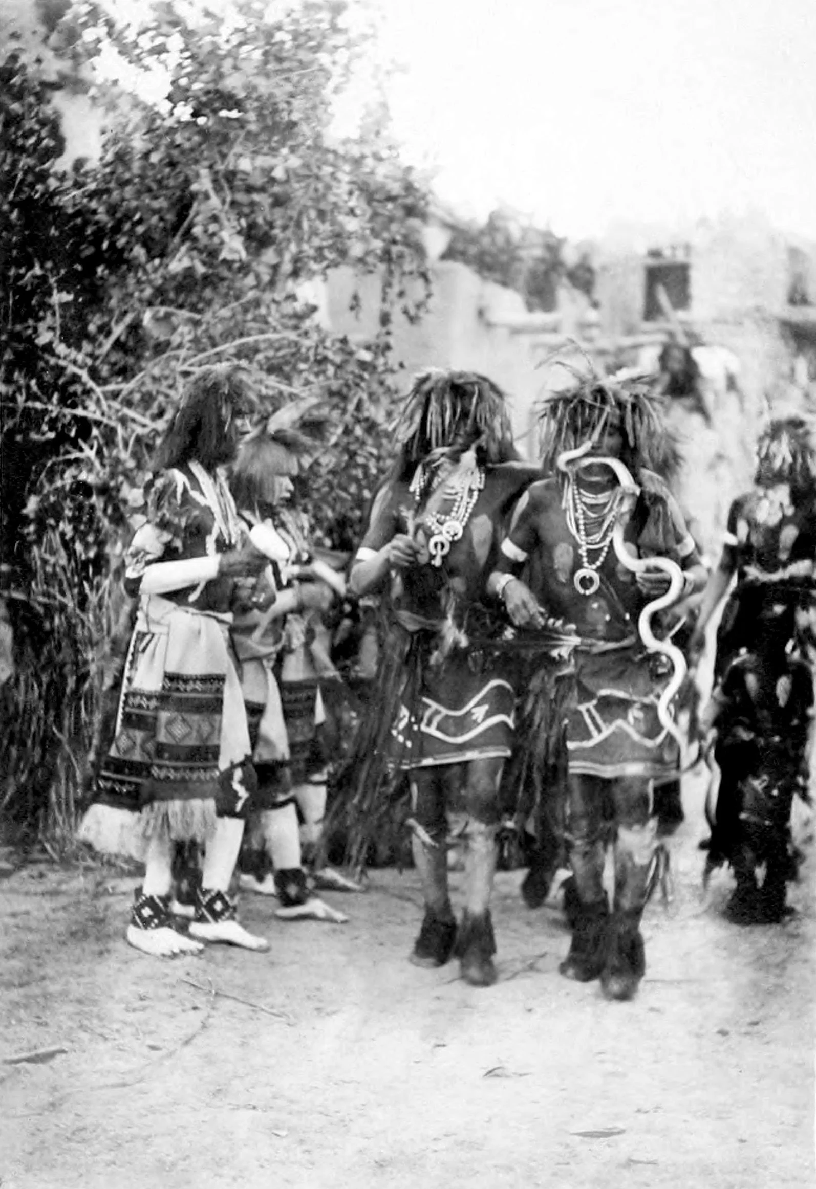 Snaker Dancers entering the ceremony