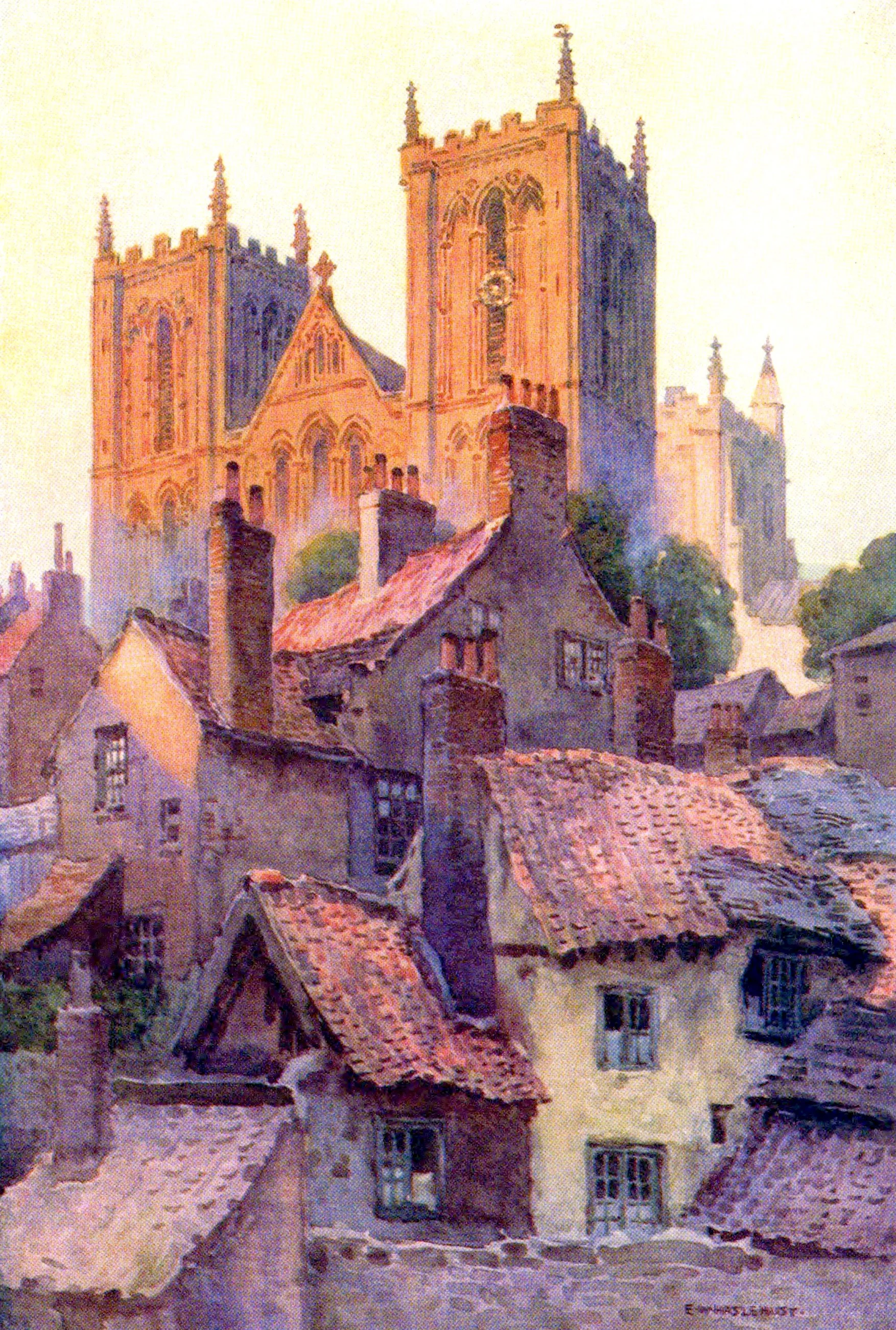 Ripon, The Minster from the Old Town