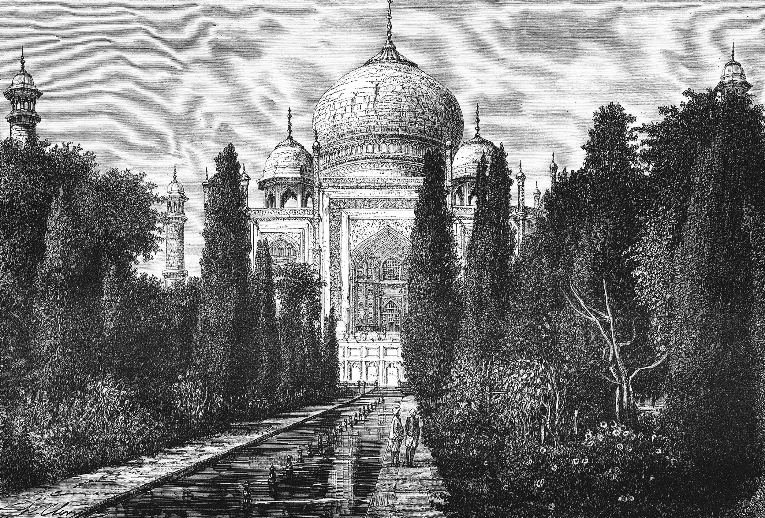 Grand Avenue of the Taj, Agra