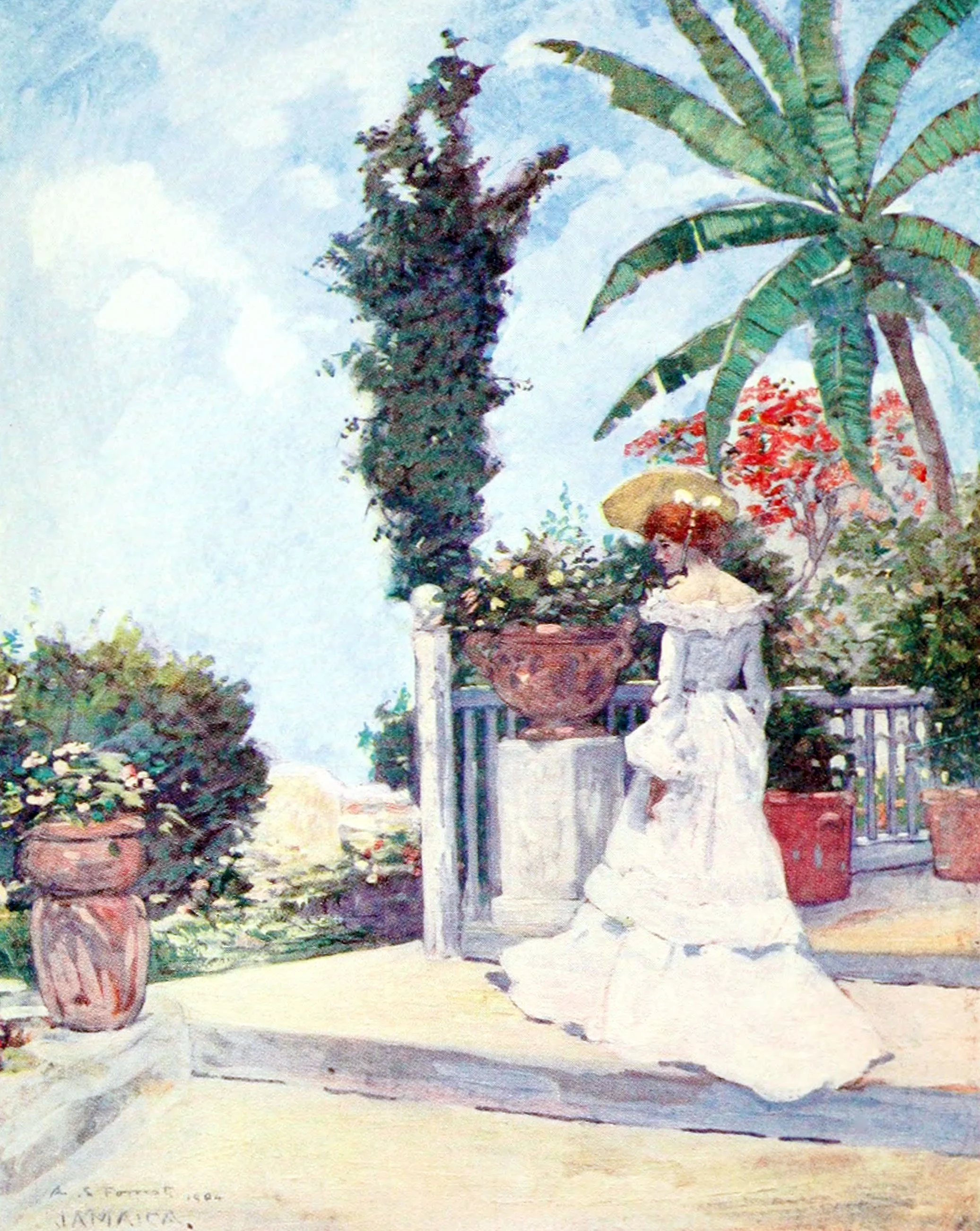 A Garden Terrace, Jamaica