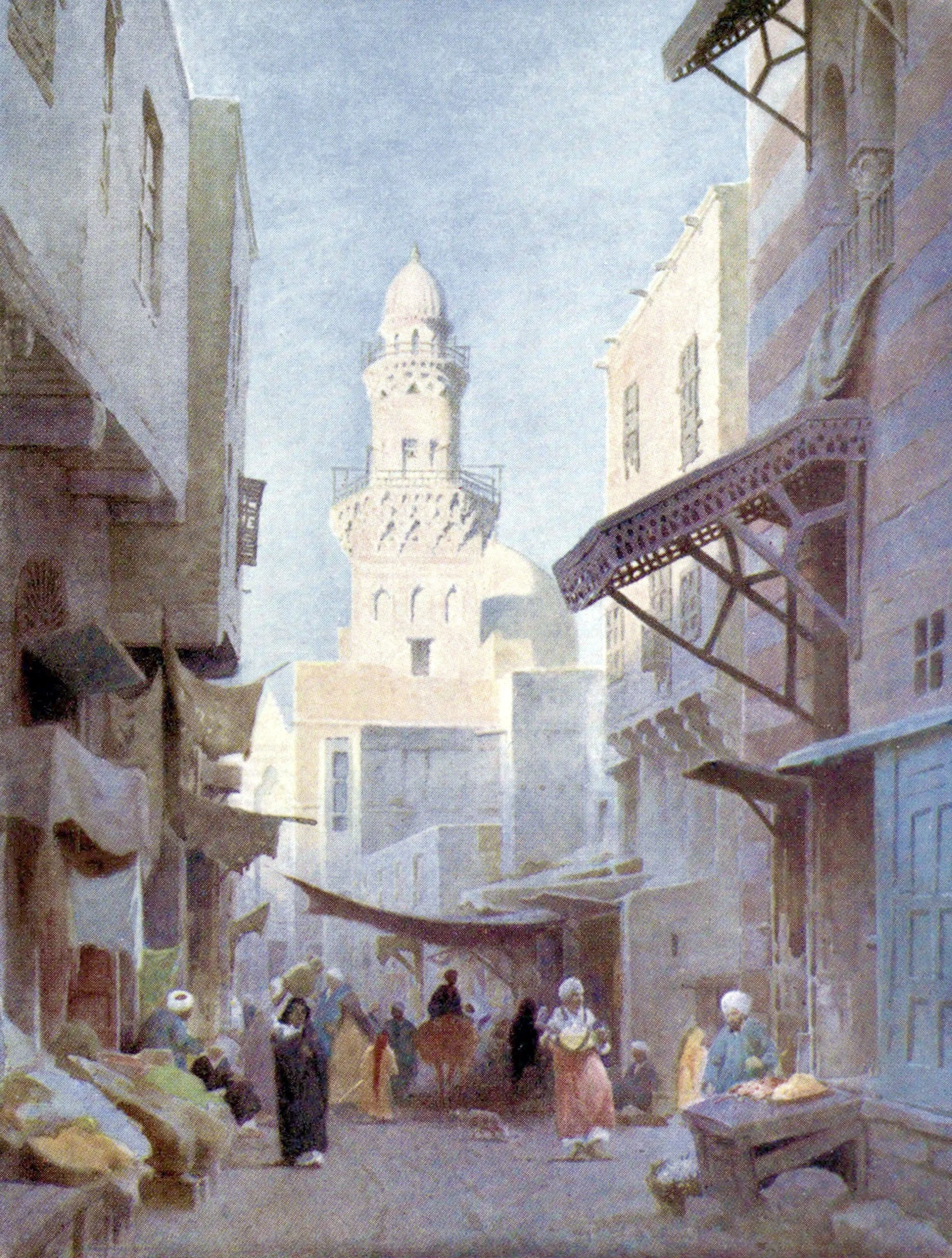 The Gamalieh and Mosque of the Sultan Babaas, Cairo