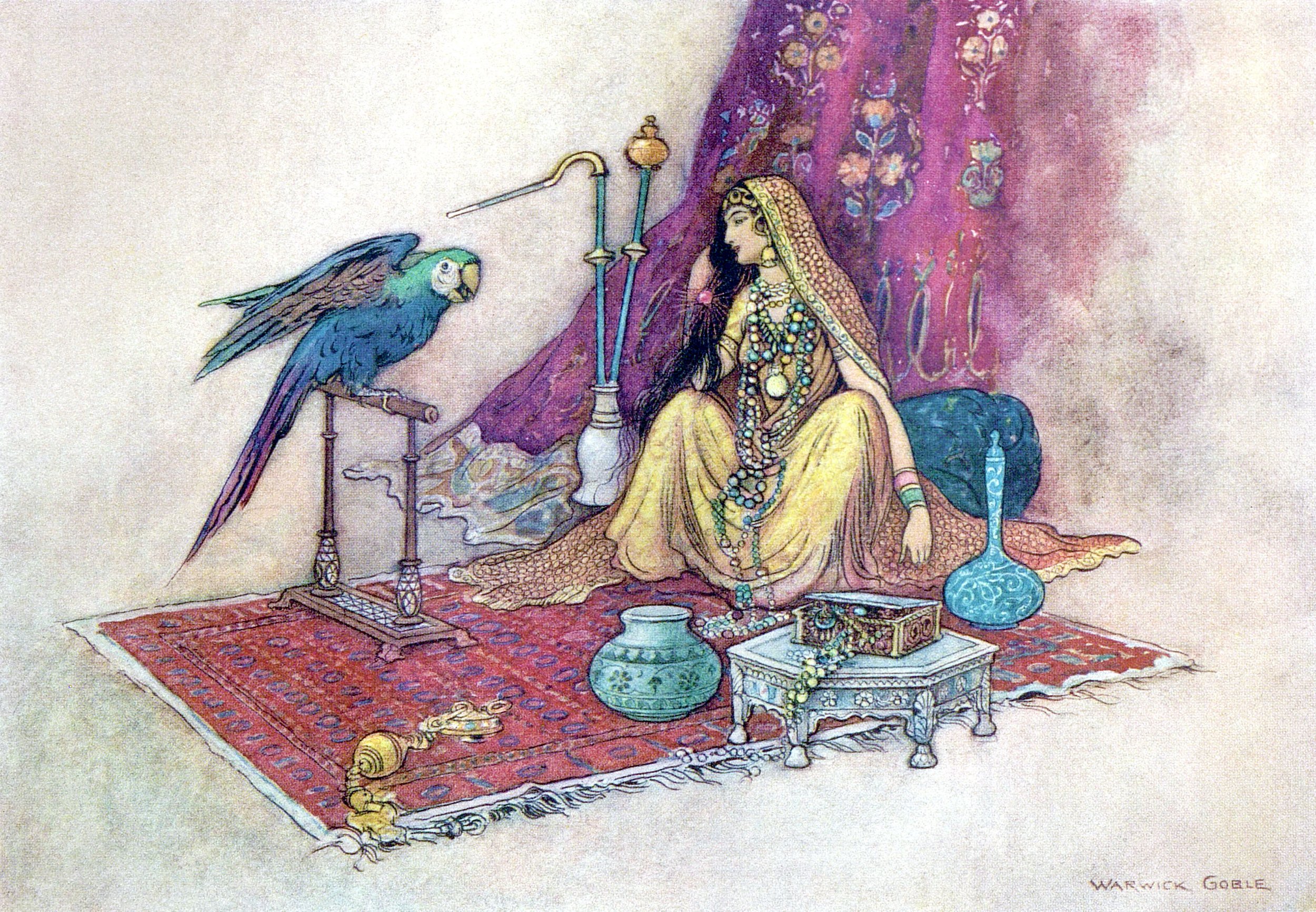 What princess ever puts only one ruby in her hair