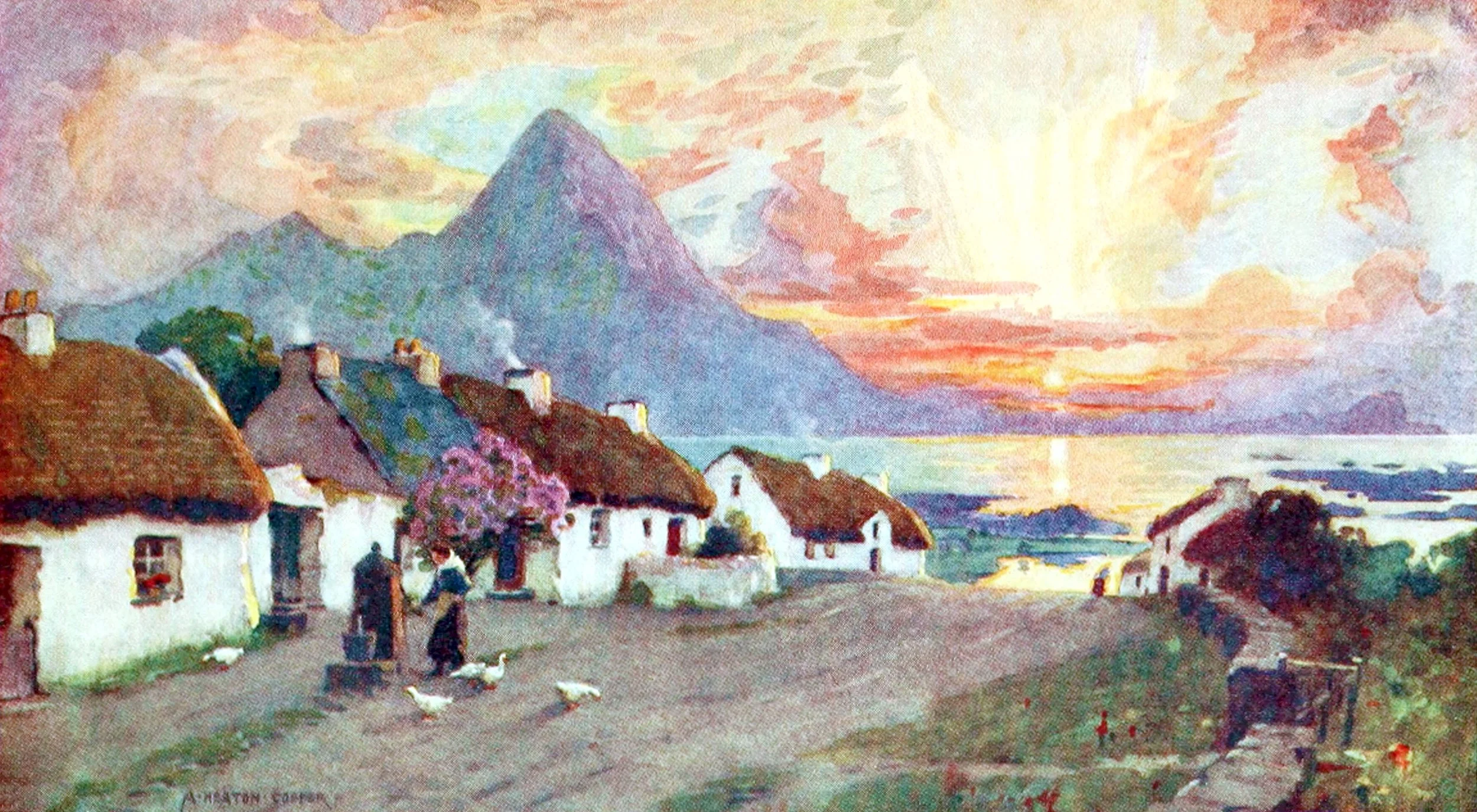 Croag Patrick and Clew Bay, Westport, Co. Galway