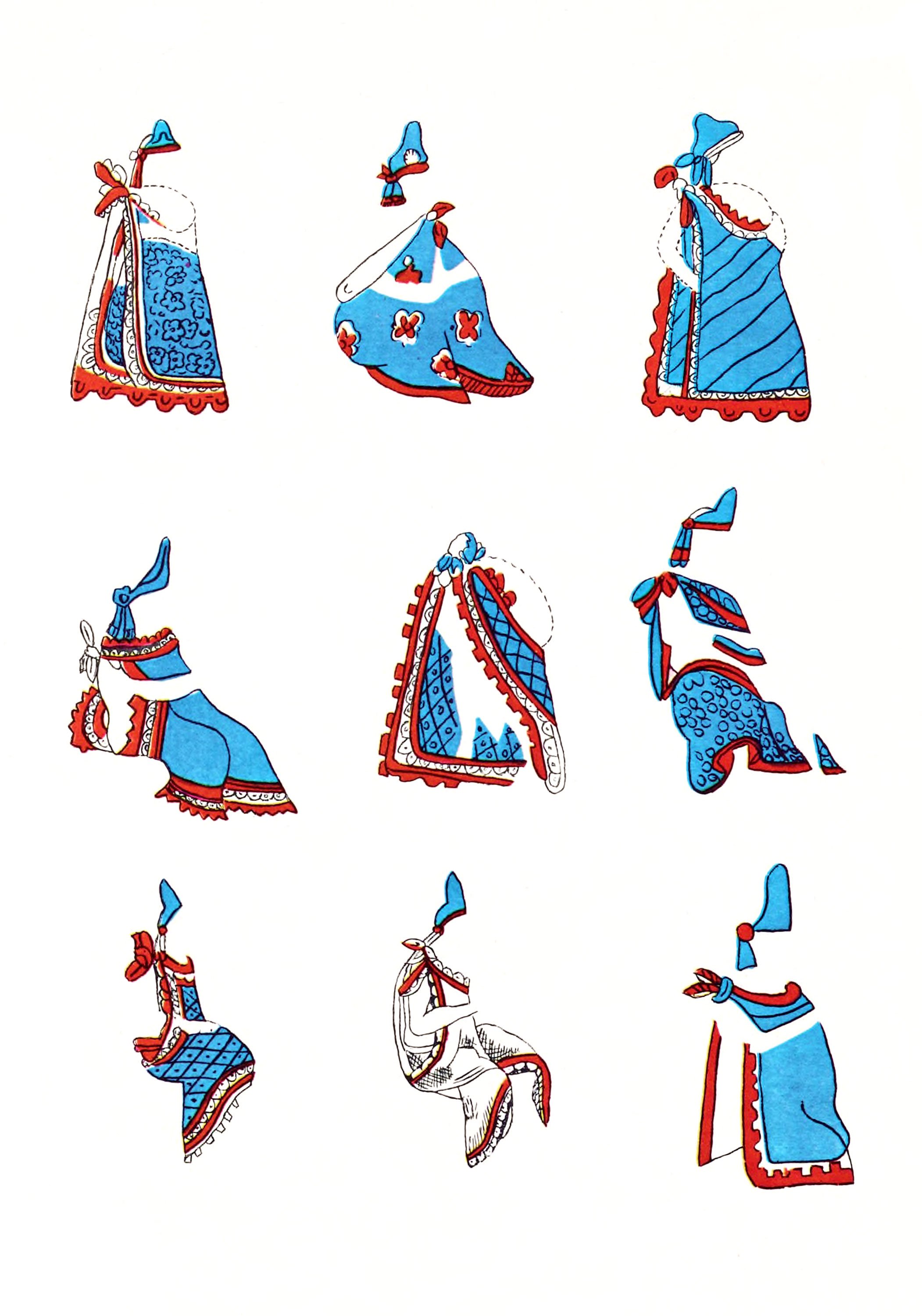 Xinhayati and Xinhuizolli, blanket and crown of the Tlaxacalan kings