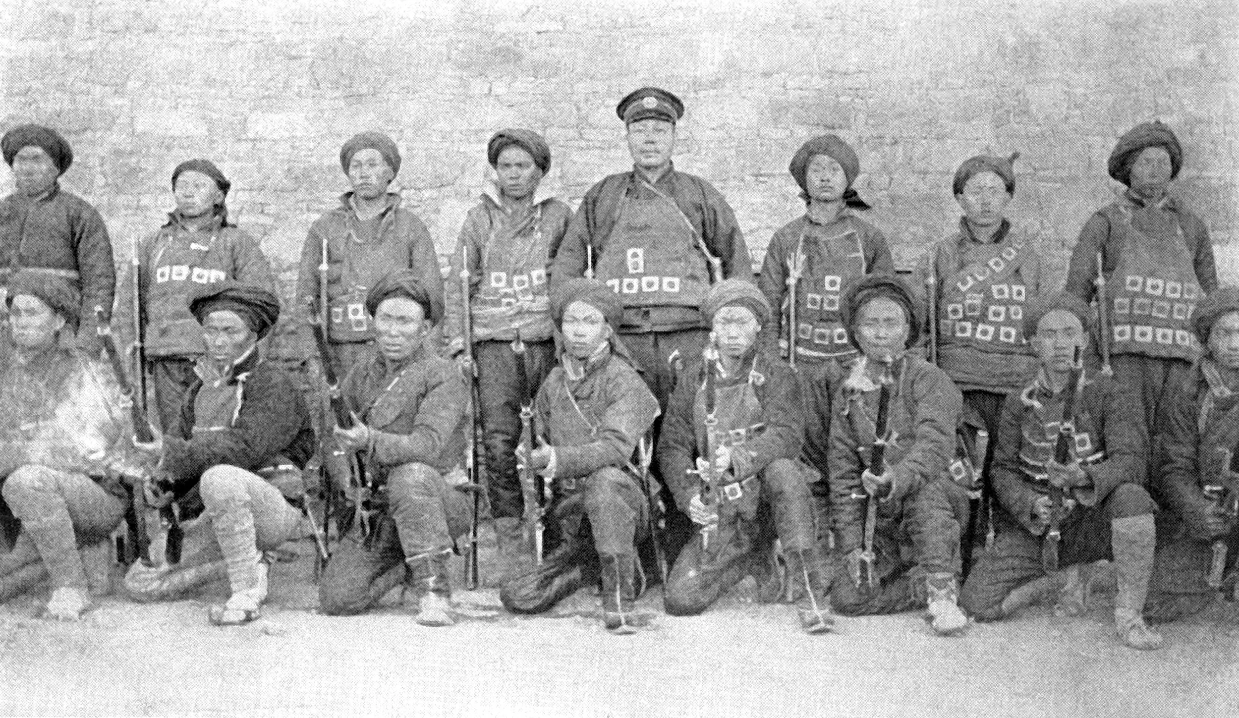 Chinese Troops in Tibet with modern rifles
