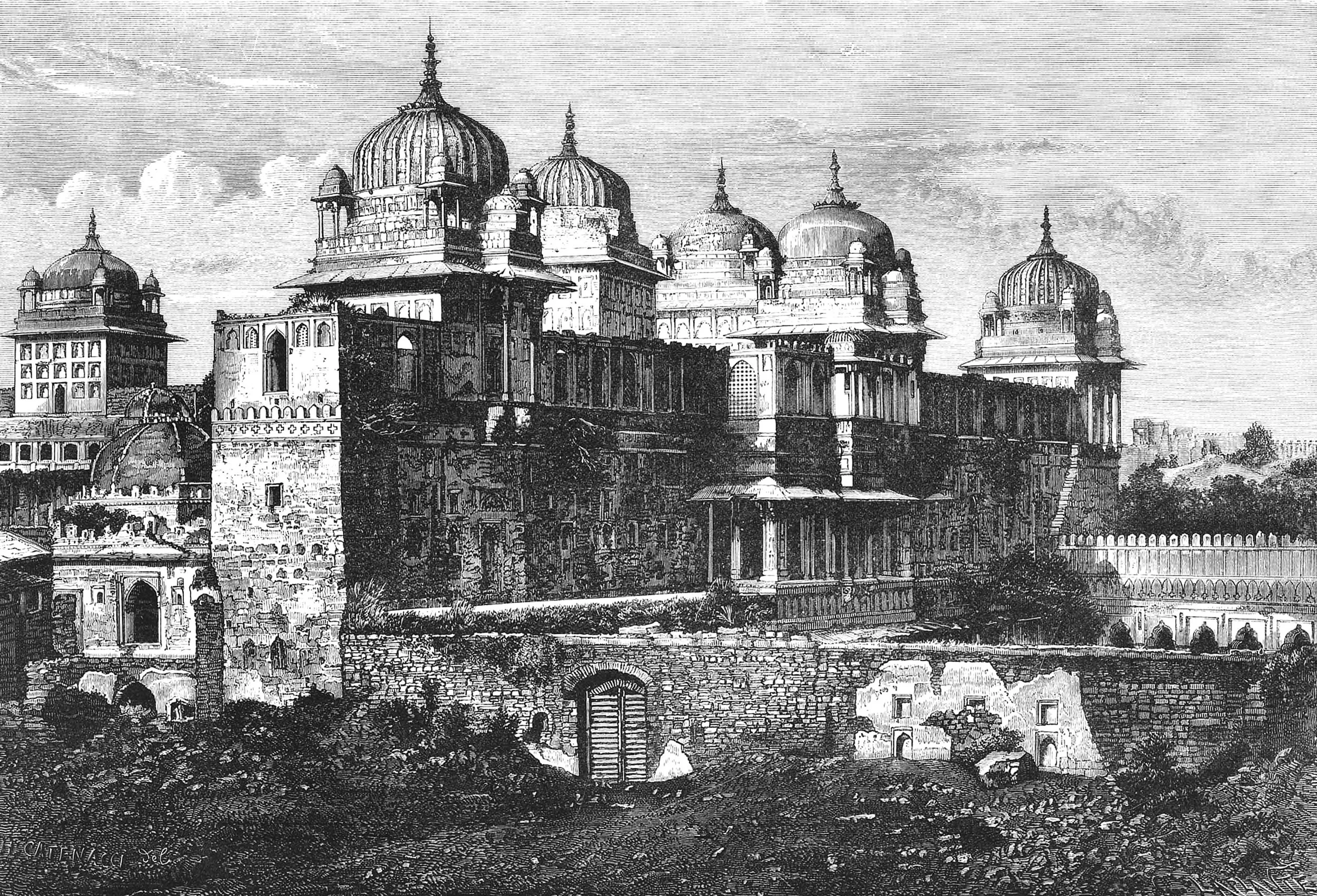 The Royal Palace of Orchha