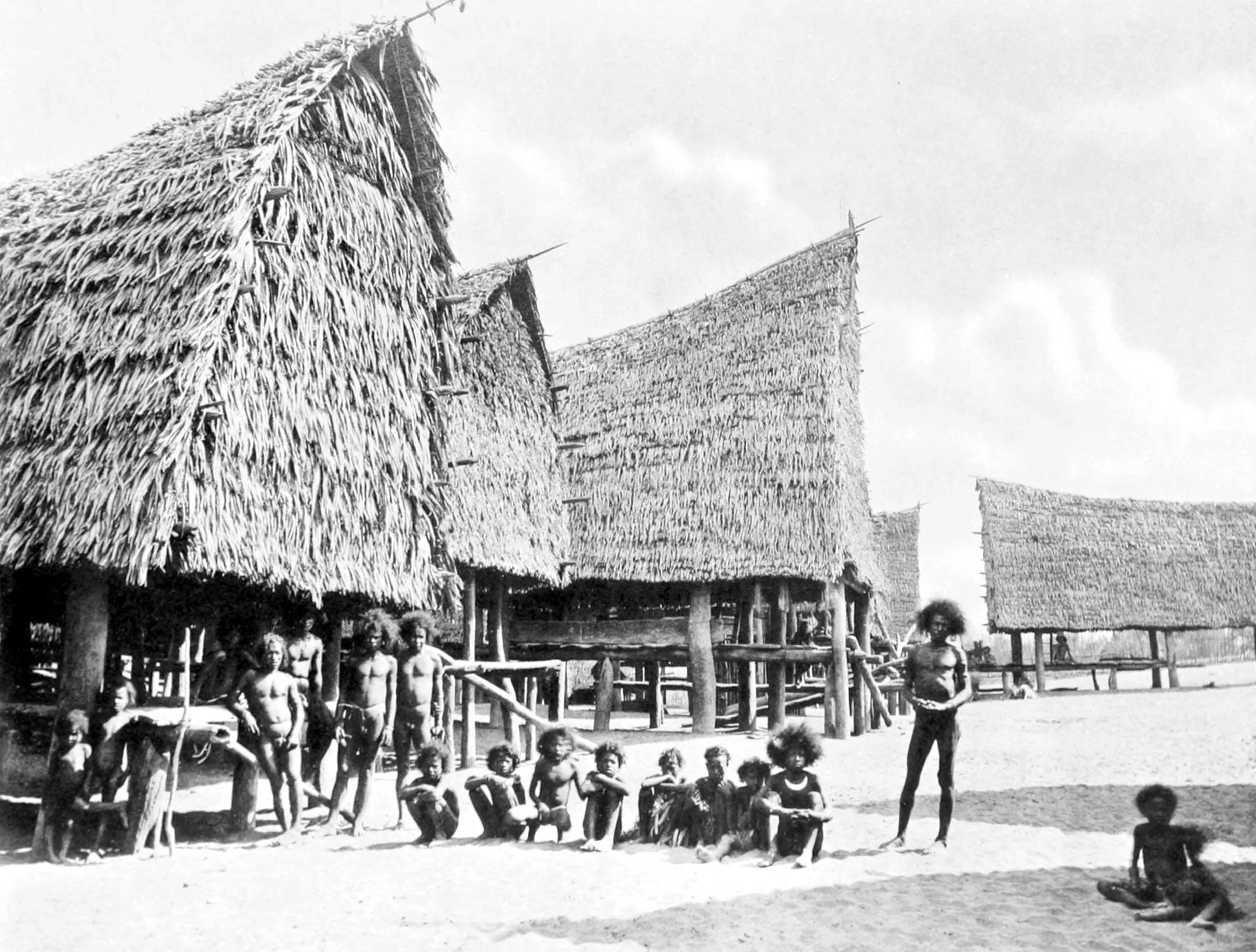Village Scene at Moapa, Aroma District