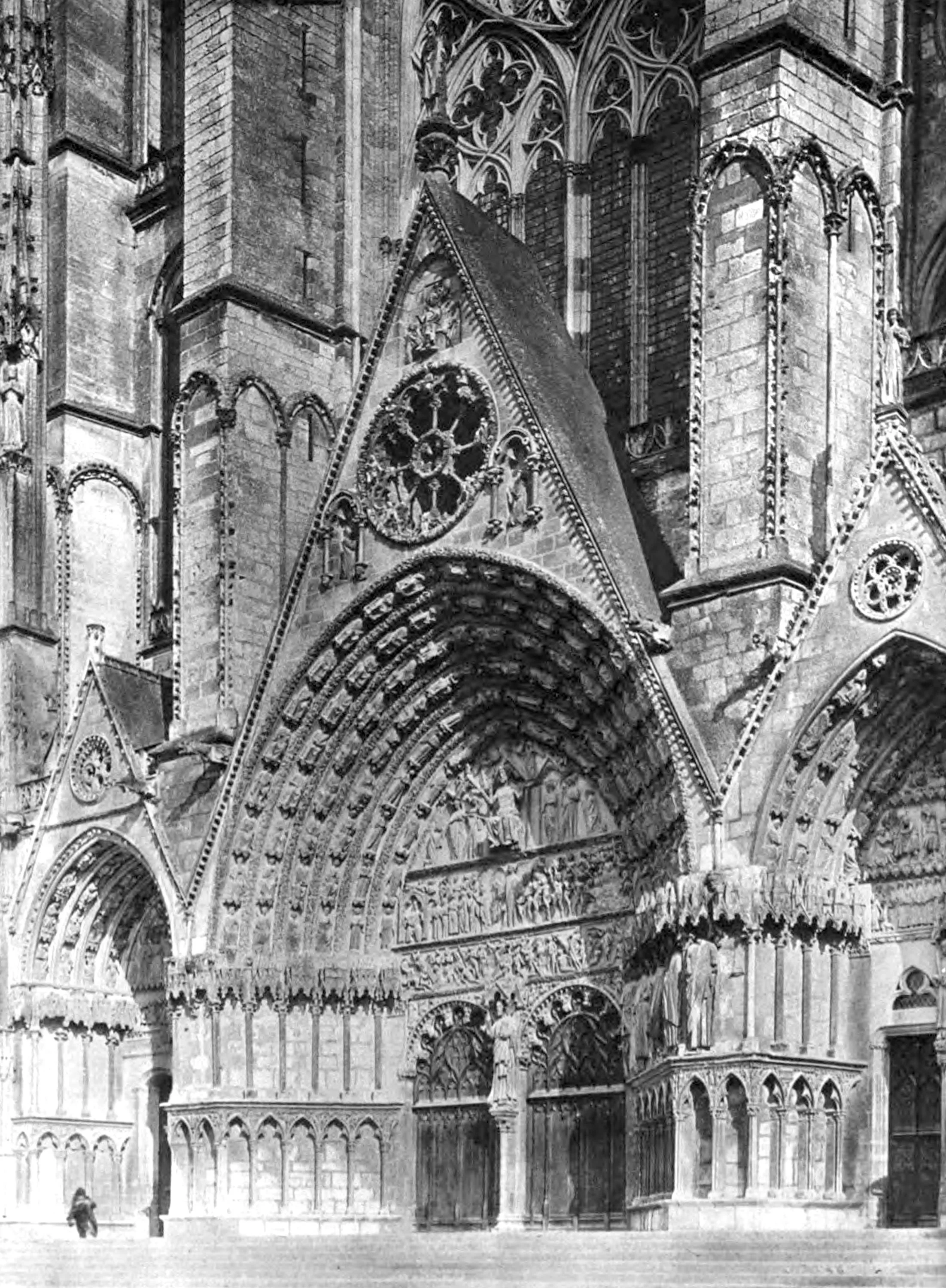 Bourges, Facade of the Cathedral