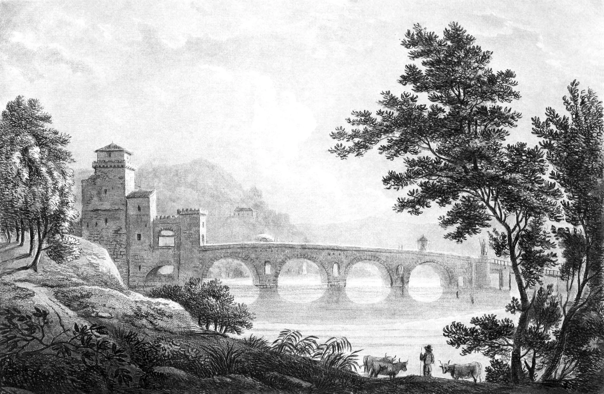 Ruins of Rome by J. Merigot (1797)