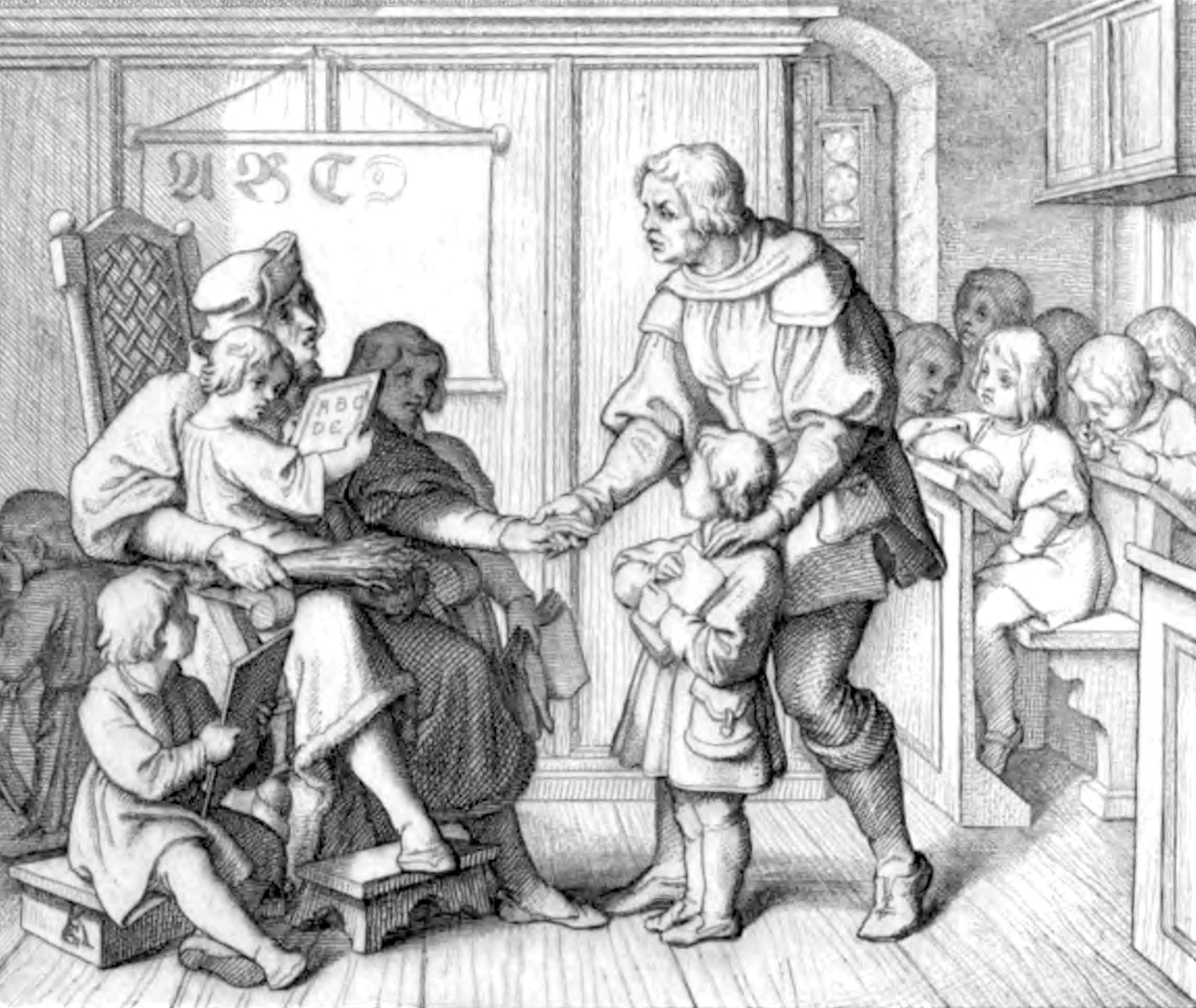 Luther is Taken to School